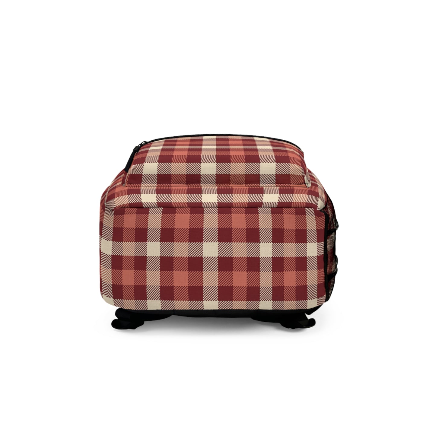 Rustic Plaid Backpack | Trendy School Bag, Stylish Weekend Backpack, Casual Travel Pack, Holiday Gift, Everyday Use