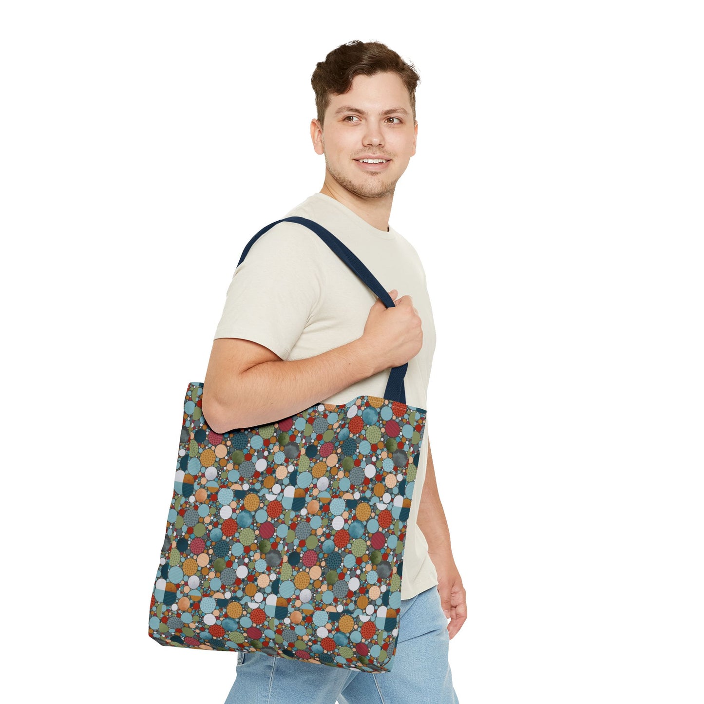 Chic Patterned Tote Bag, Eco-Friendly Shopping Tote, Colorful Beach Bag, Stylish Everyday Carryall, Unique Gift Idea
