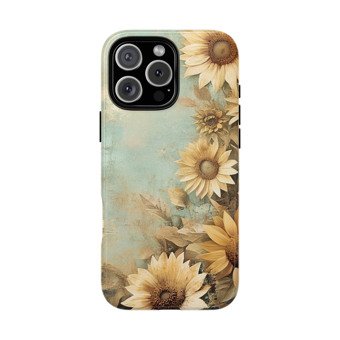 Sunflower Phone Case, Tough Shell Floral Cover, Nature Inspired Gift, Durable Protective Case, Perfect for Spring and Summer