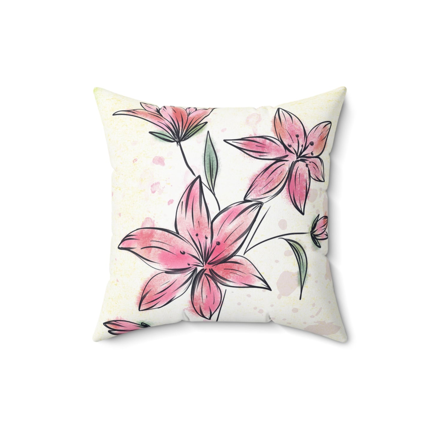 Spun Polyester Square Pillow