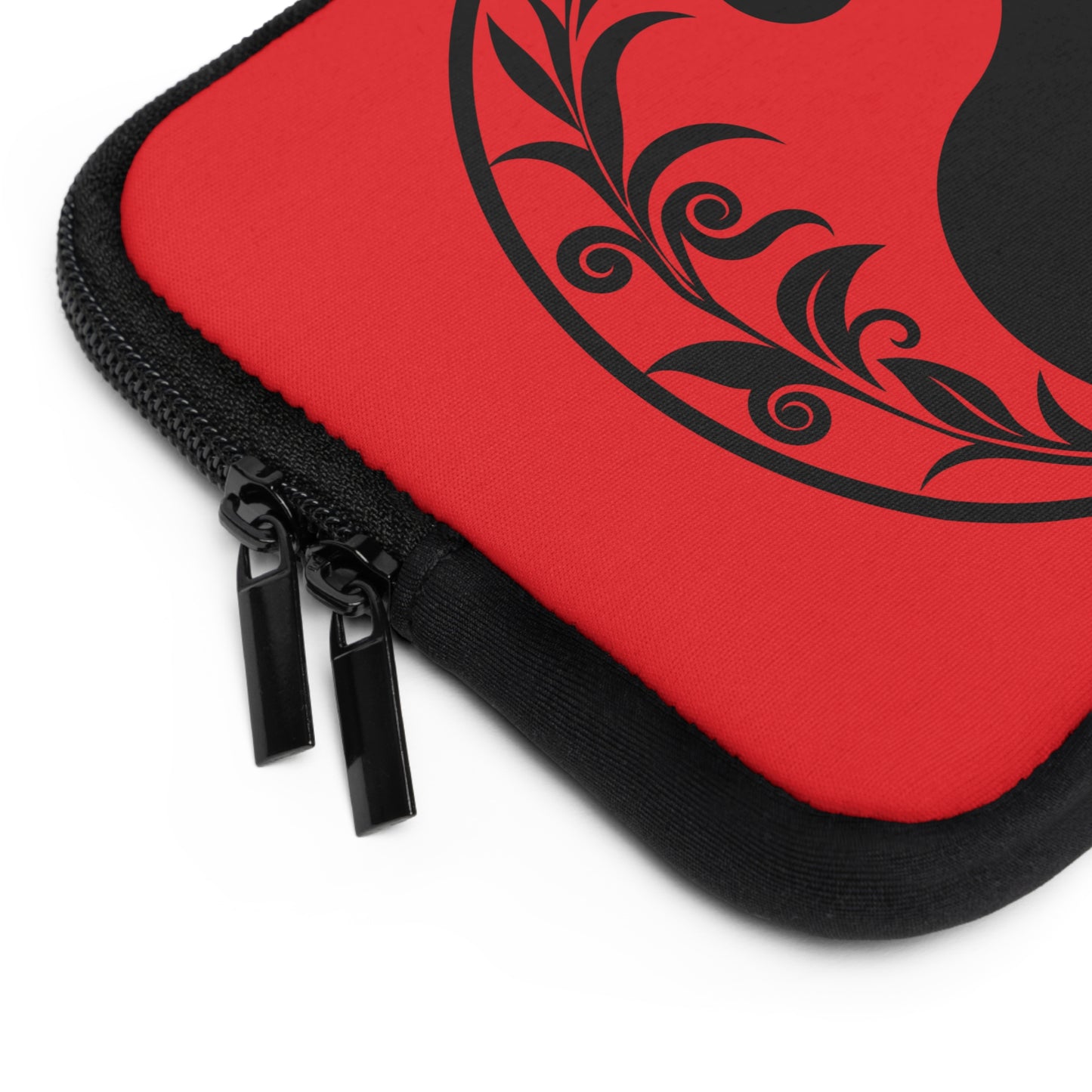 Stylish Laptop Sleeve with Yin Yang Design, Tech Carry Case, Gift for Students, Men and Women, Office and Home Use, Modern Gadget Sleeve