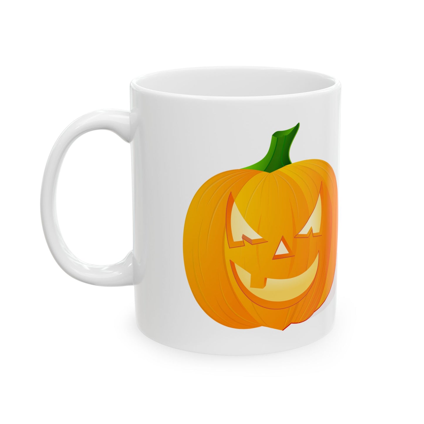 Halloween Pumpkin Mug | 11oz & 15oz Ceramic | Perfect for Fall, Cozy Drinks, Gifting
