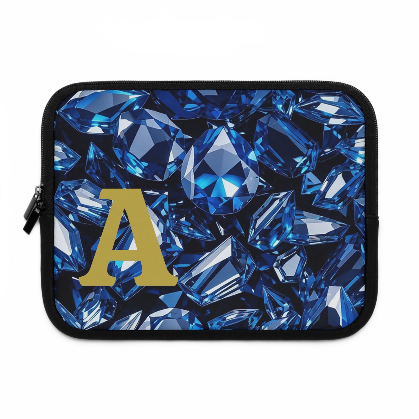 Personalized Jewel Print Laptop Sleeve | Laptop Case for Gifts, Tech Accessories, Office Decor, Customizable Laptop Sleeve