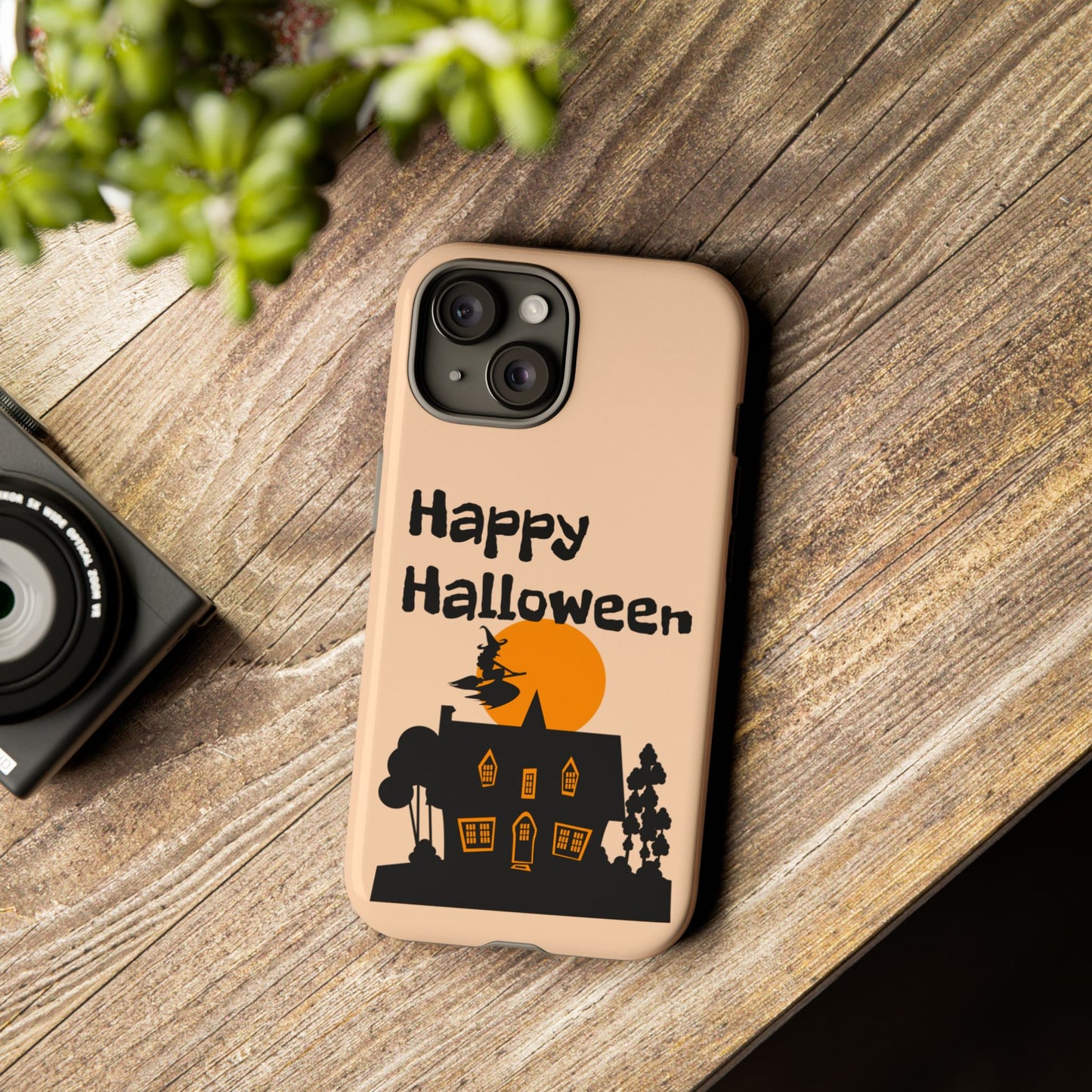 Halloween Phone Case, Spooky Mobile Cover, Tough Case for Phone, Witch Design, Fall Decor, Unique Gift for Halloween