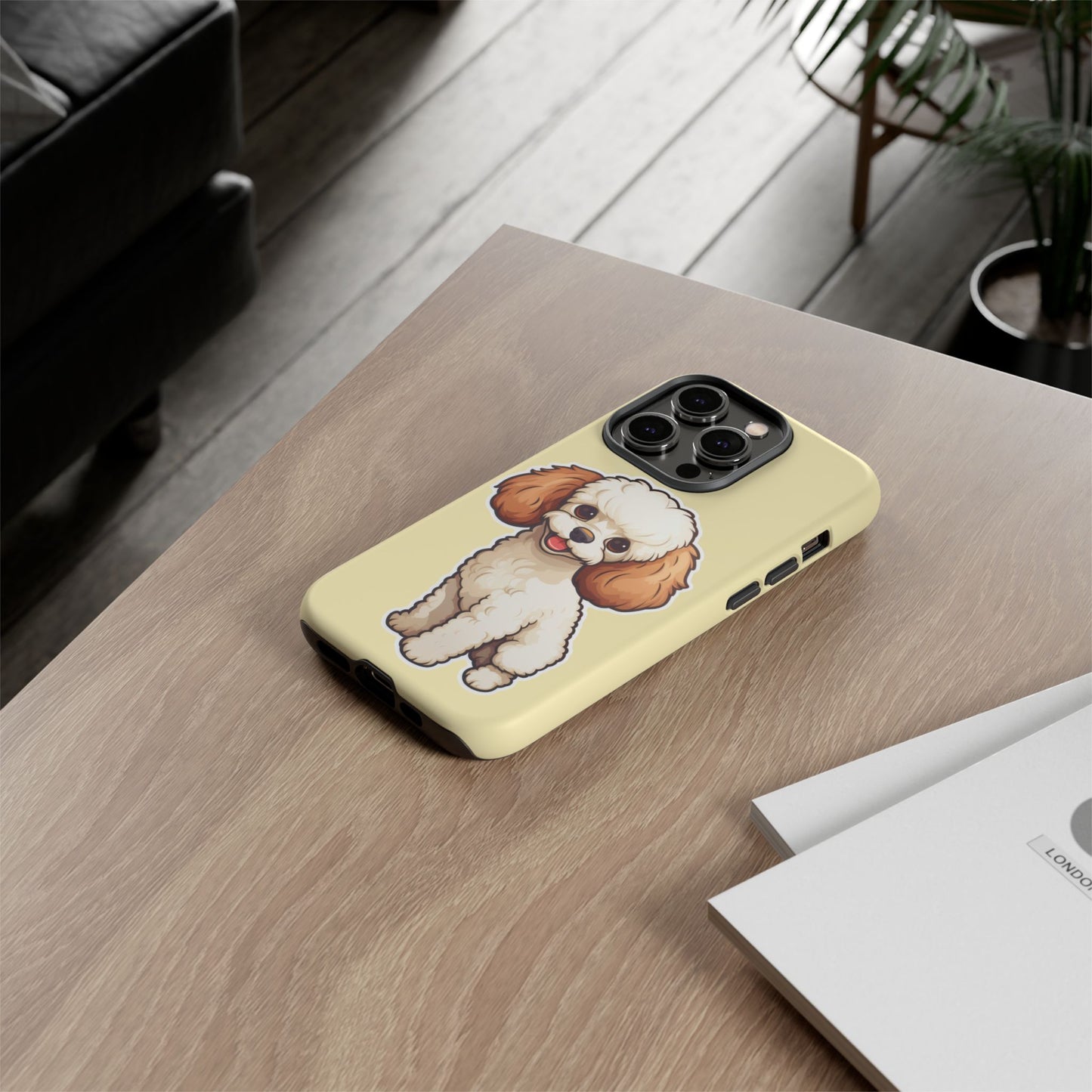Cute Dog Phone Case, Pet Lover Gift, Custom Phone Cover, Cartoon Dog Case, Durable Phone Accessory