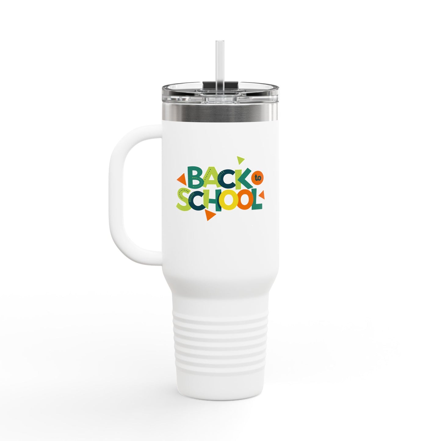 Back to School Insulated Travel Mug | 40oz for Students, Teachers, Perfect Gift, Graduation, Eco-Friendly