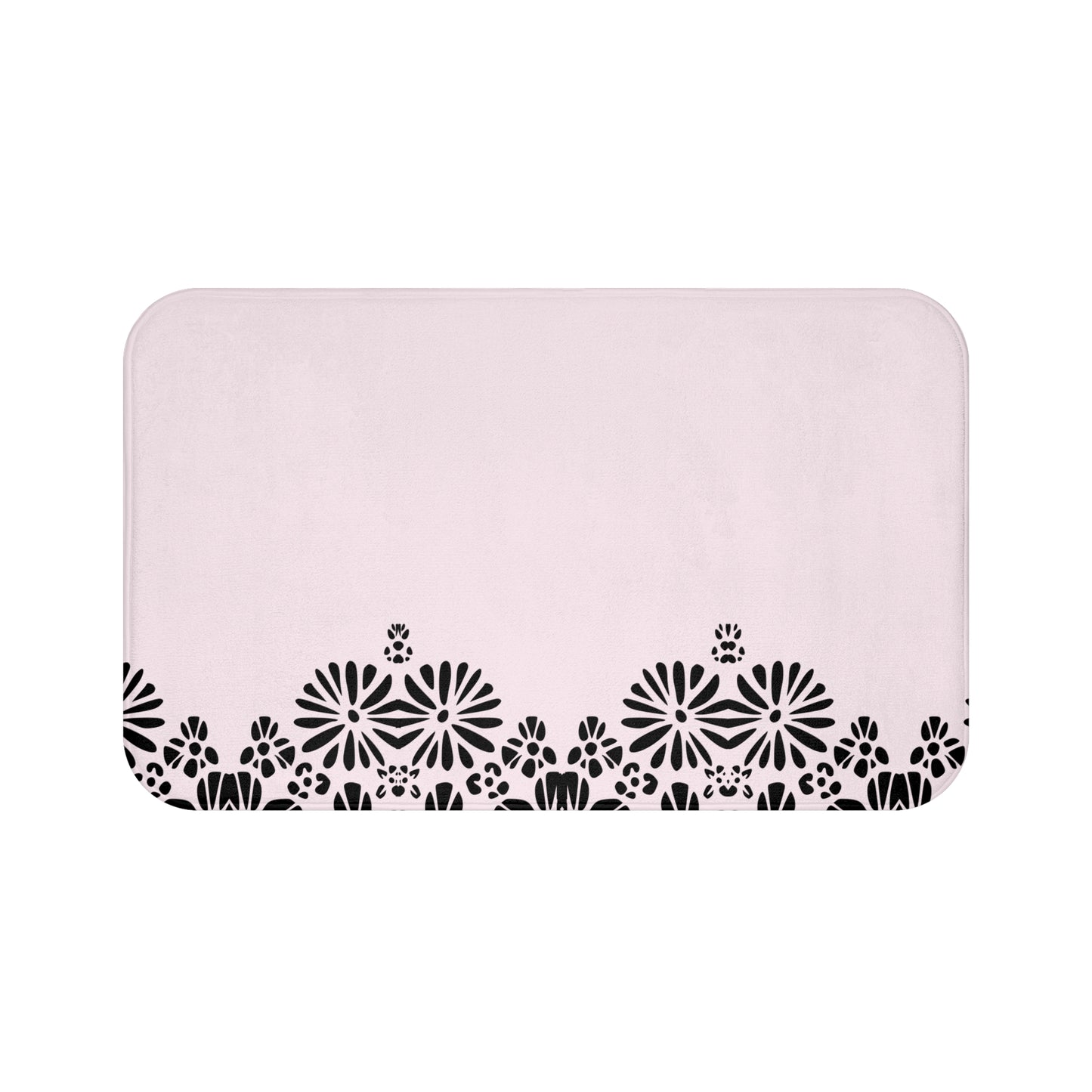 Floral Elegance Bath Mat - Chic Bathroom Decor, Home Spa Essentials, Gift for Her, Modern Design, Cozy Comfort