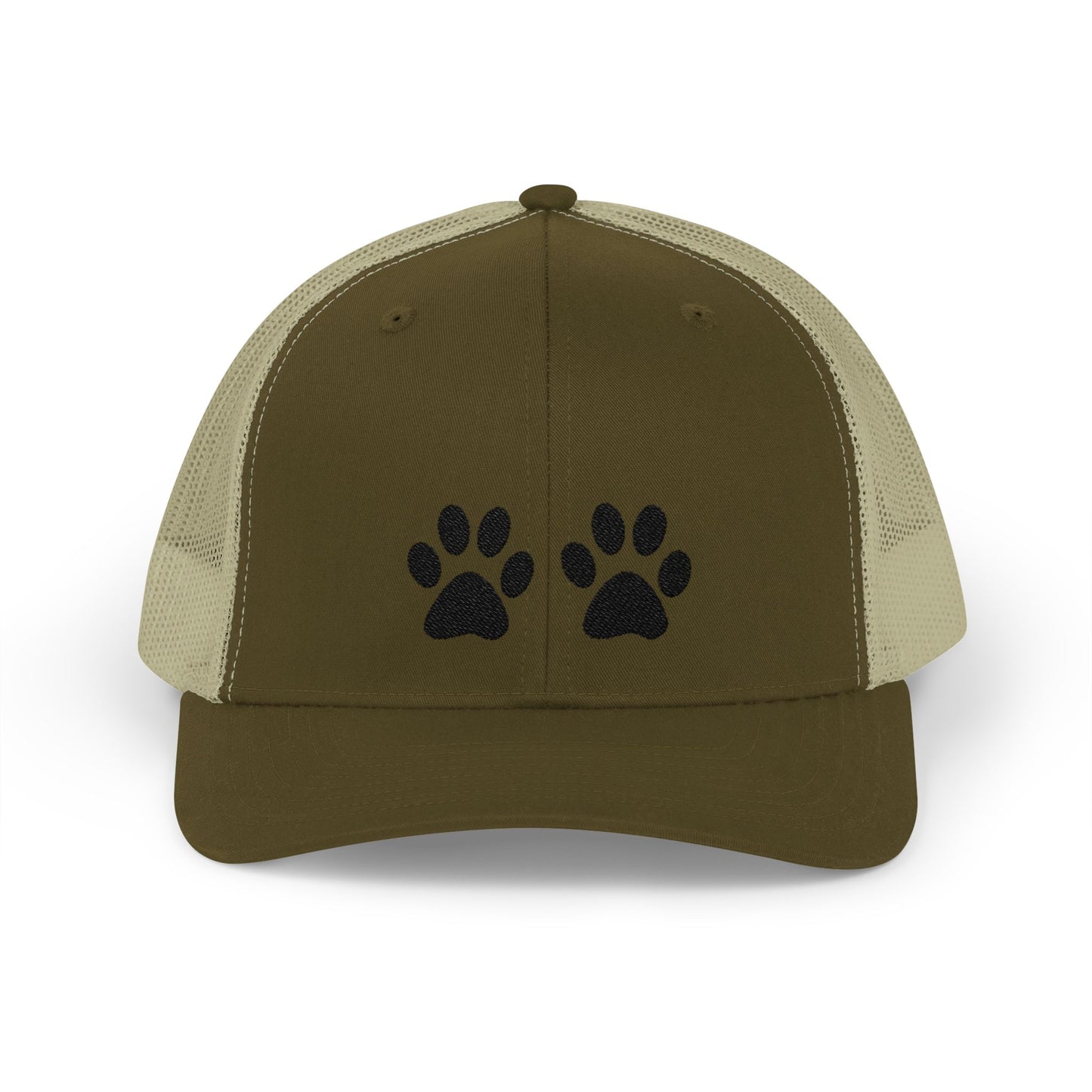 Paw Print Snapback Trucker Cap - Dog Lovers Hat, Pet Dad Gift, Adjustable Cap for Animal Lovers, Outdoor Activities, Casual Wear