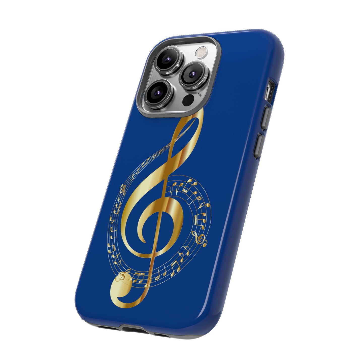Tough Cases Blue and Gold Musical Note