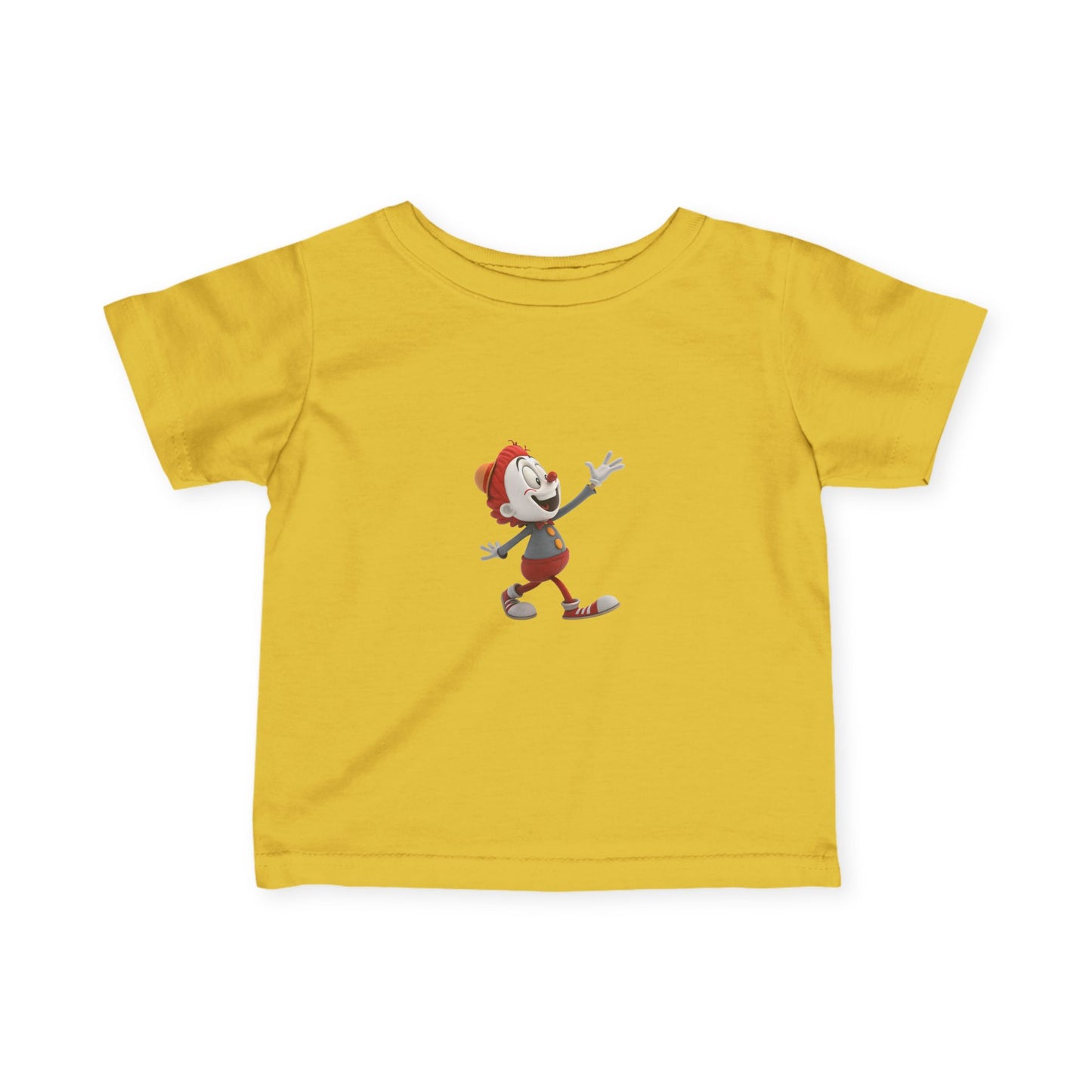 Infant Cartoon Character Tee, Cute Baby T-shirt, Kids' Playwear, Birthday Gift, Toddler Apparel, Funny Baby Shirt