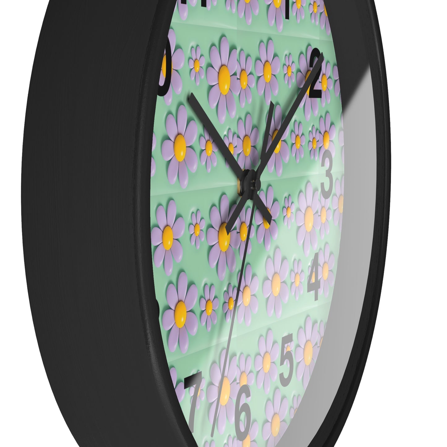 Charming Floral Wall Clock - Brighten Your Space with Decorative Timepiece, Home Decor, Gift for Her, Birthday, Mother's Day