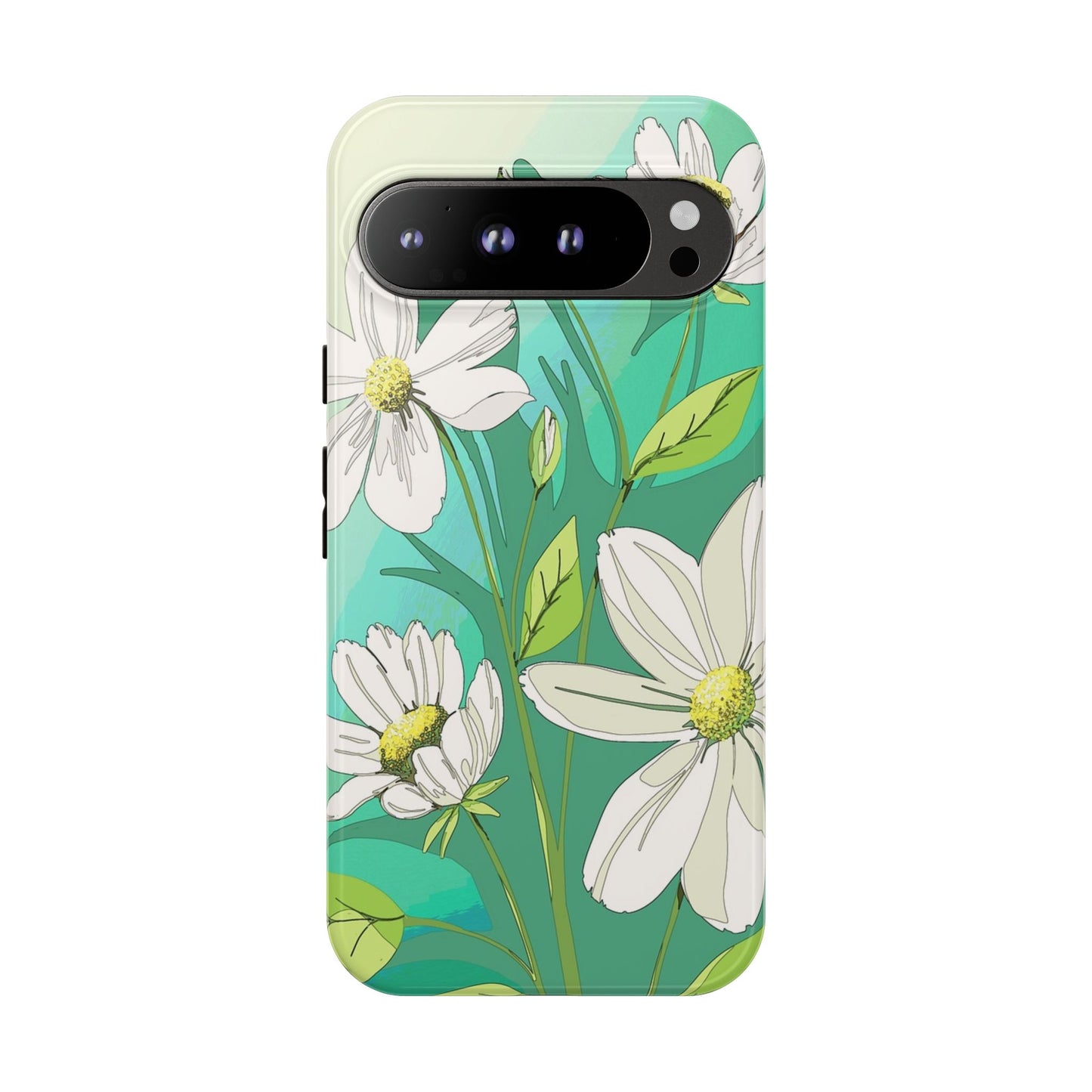 Floral Phone Case, Tough Cases, Flower Design, Nature Inspired, Eco-Friendly Cover, Unique Gift for Her, Spring Accessories
