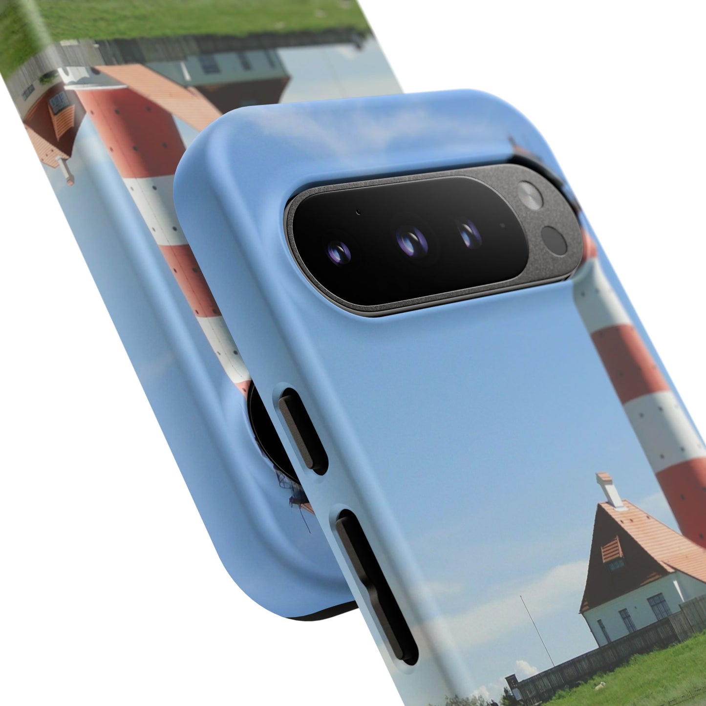 Lighthouse Phone Case - Coastal Vibes, Nautical Gift, Ocean Lover Accessory, Beach Aesthetic, Customizable Design