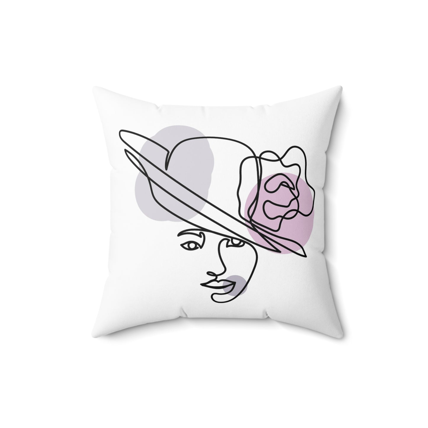 Elegant Fashion Illustration Pillow, Decorative Cushion, Home Decor, Gift for Fashion Lovers, Modern Art Pillows