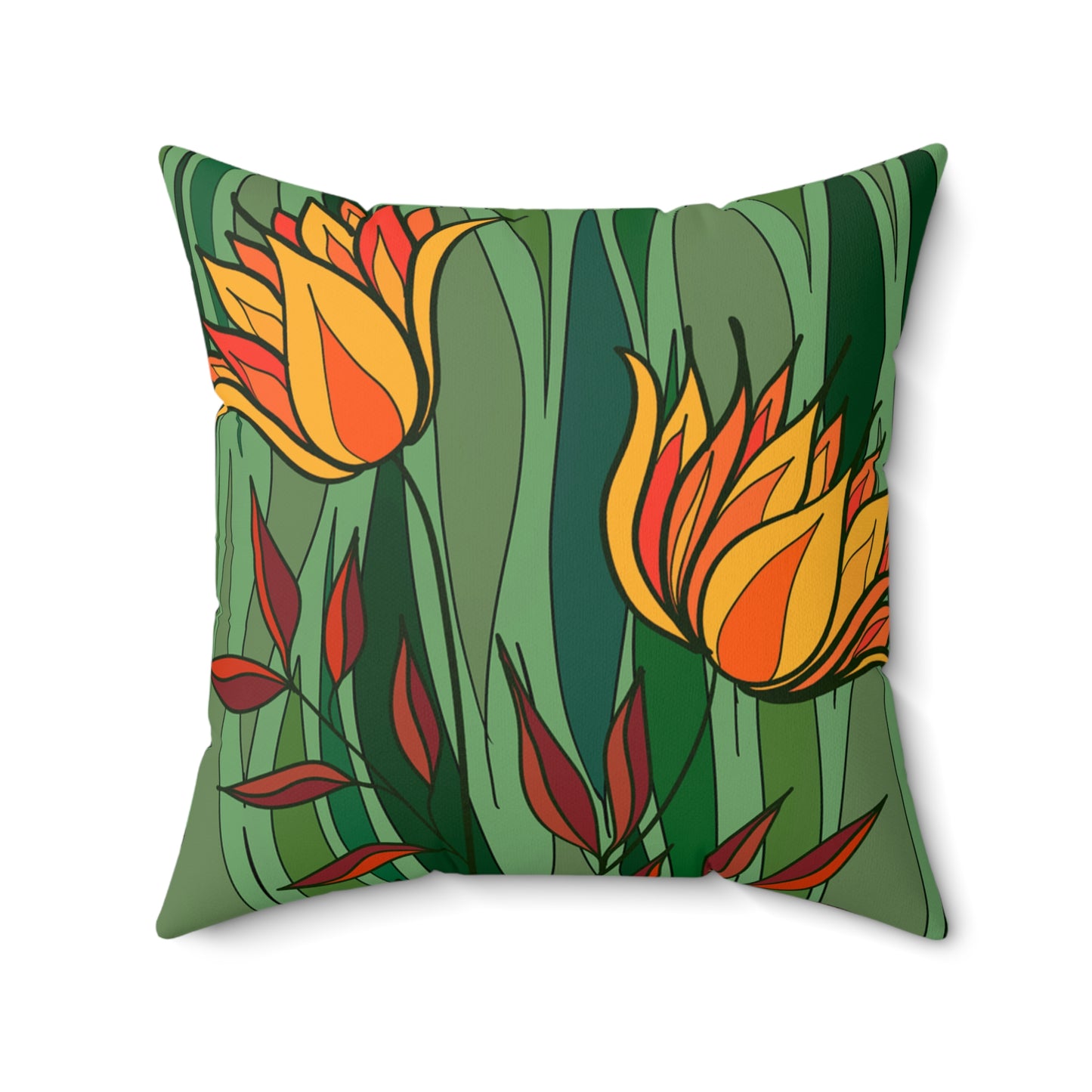 Spun Polyester Square Pillow
