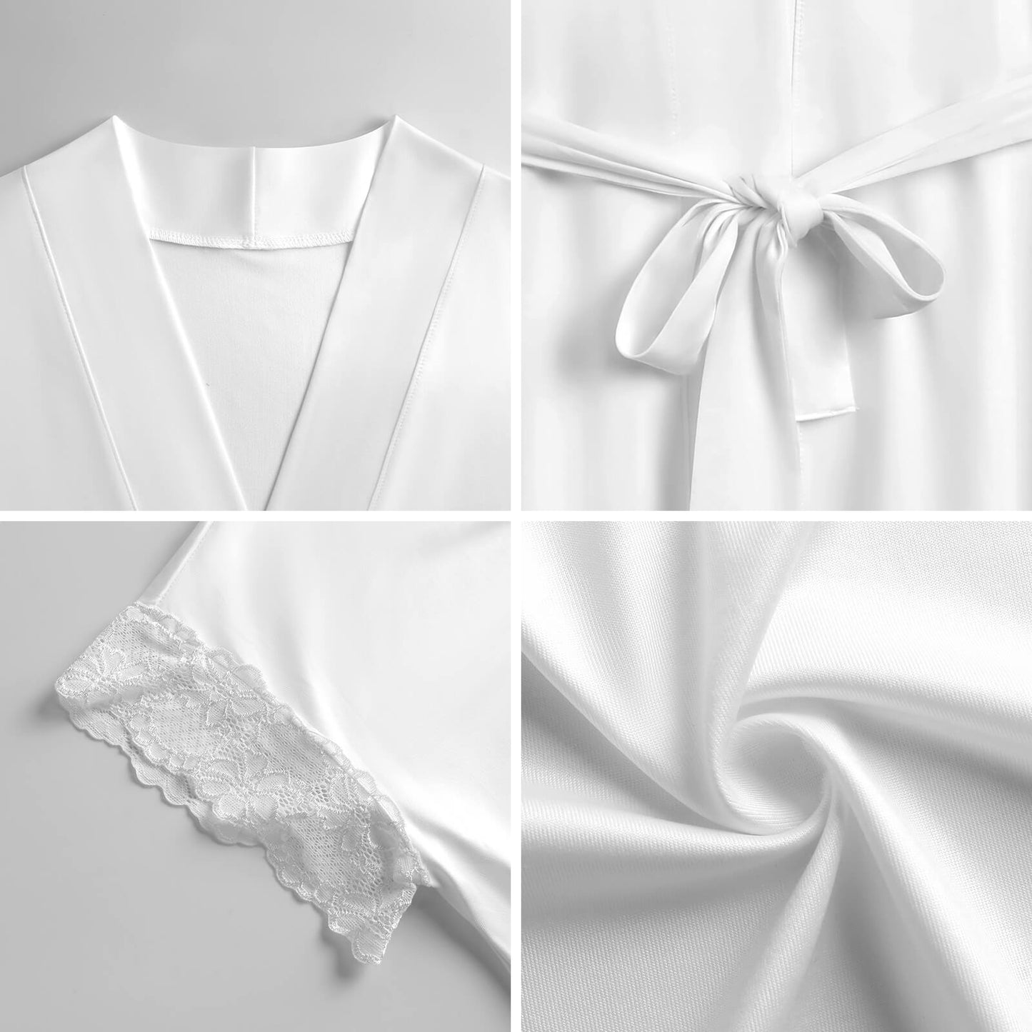 Lace Trimmed Short-Sleeve Nightgown - Cherries