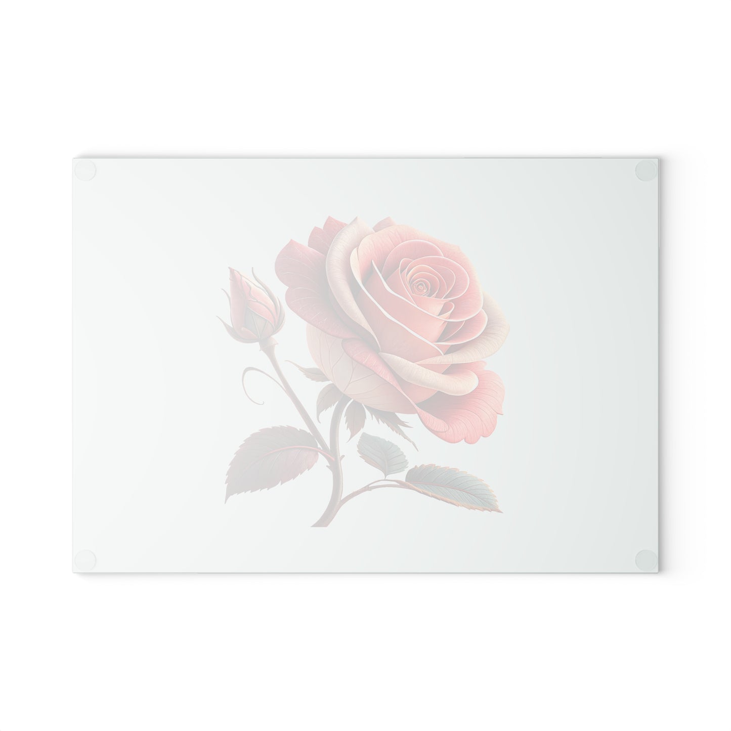 Elegant Floral Glass Cutting Board | Kitchen Decor, Wedding Gift, Home Essentials, Gift for Her, Entertaining Accessories