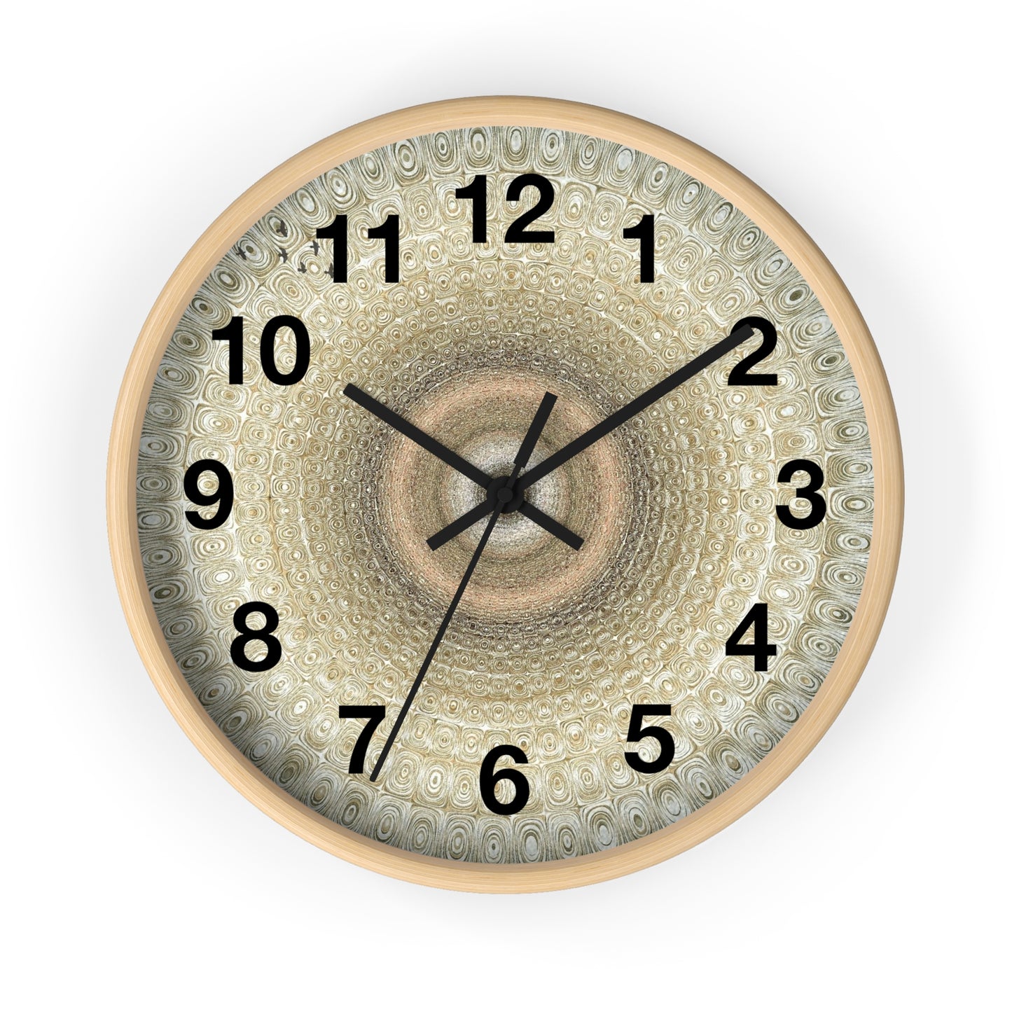 Elegant Textured Wall Clock, Modern Home Decor, Unique Gift for Housewarming, Minimalist Style, Timeless Design, Wall Art