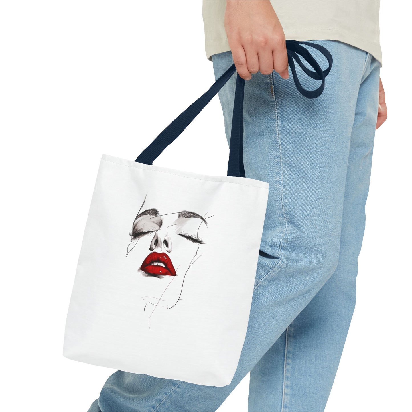 Chic Art Tote Bag, Fashion Tote, Stylish Handbag, Unique Gift, Art Lover’s Bag, Everyday Essentials, Casual Accessory