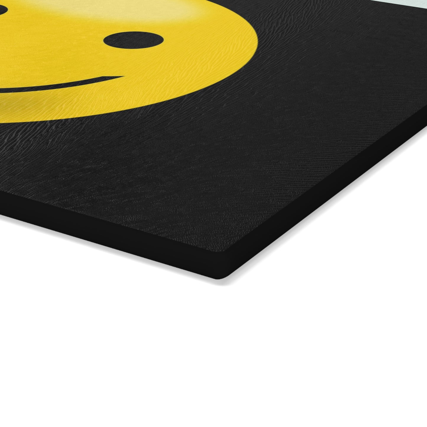 Smiley Face Glass Cutting Board, Fun Kitchen Decor, Gift for Chefs, Unique Housewarming Gift, Positive Vibes Cooking Accessory