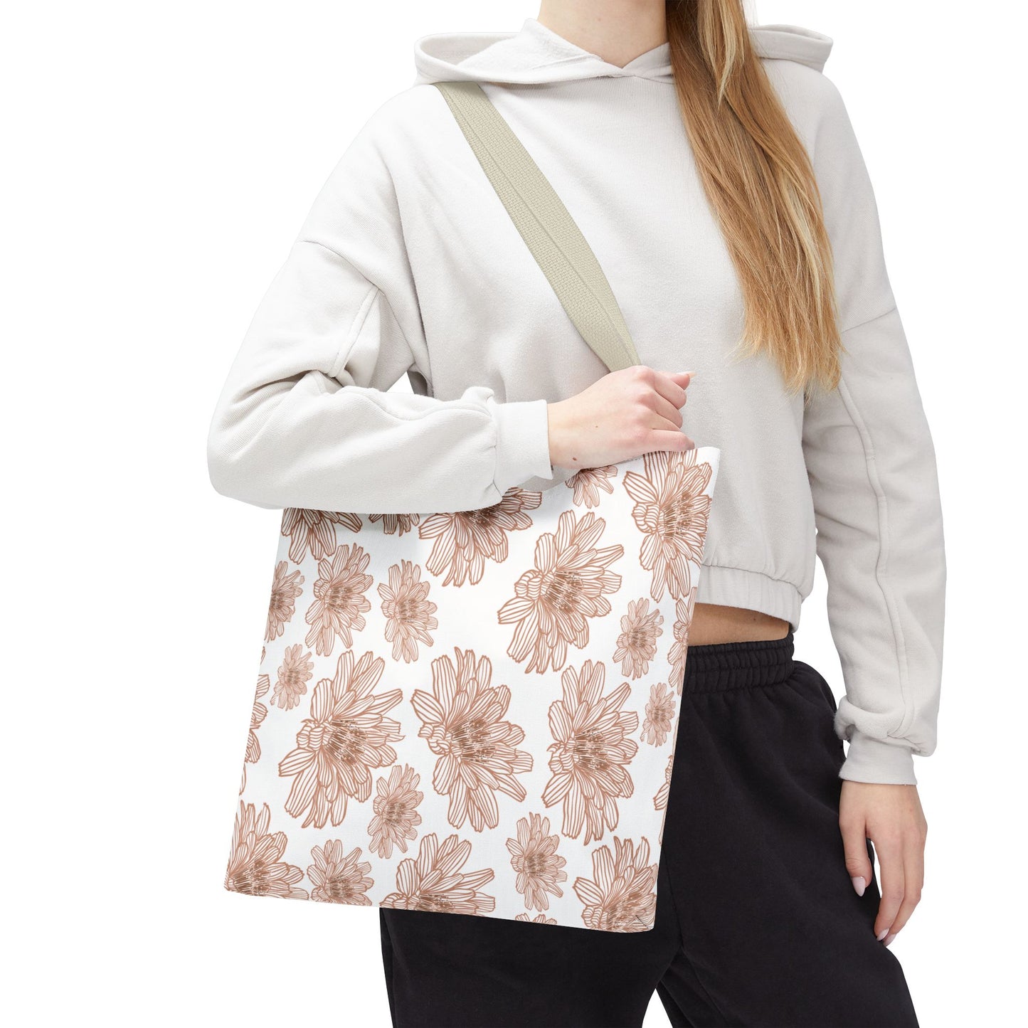 Floral Tote Bag | Stylish Reusable Shopping Bag | Eco-Friendly Gift | Beach, Gym, Grocery, Travel, Market
