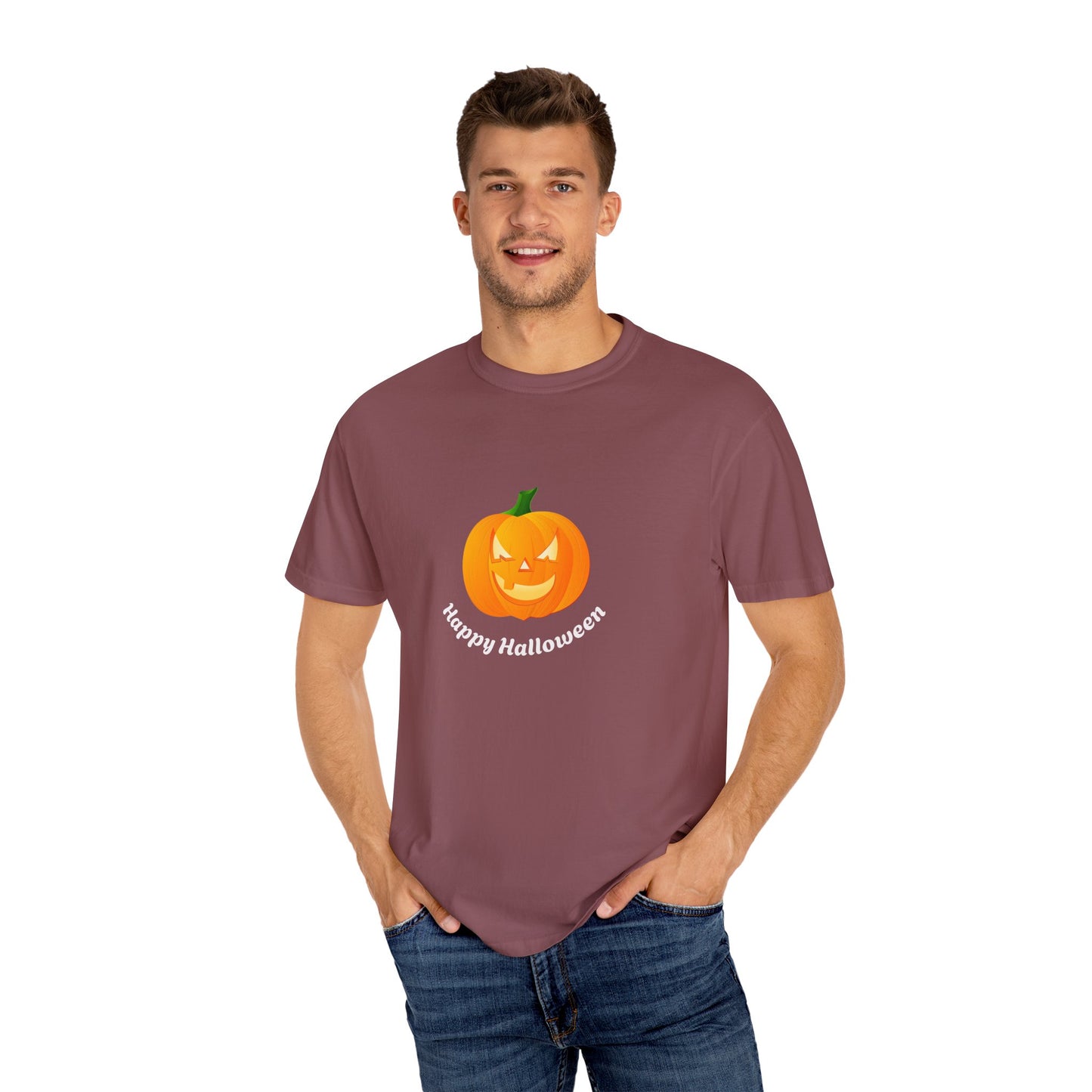 Halloween Pumpkin T-Shirt, Unisex Fall Shirt, Spooky Tee, Autumn Casual Wear, Trick or Treat Costume