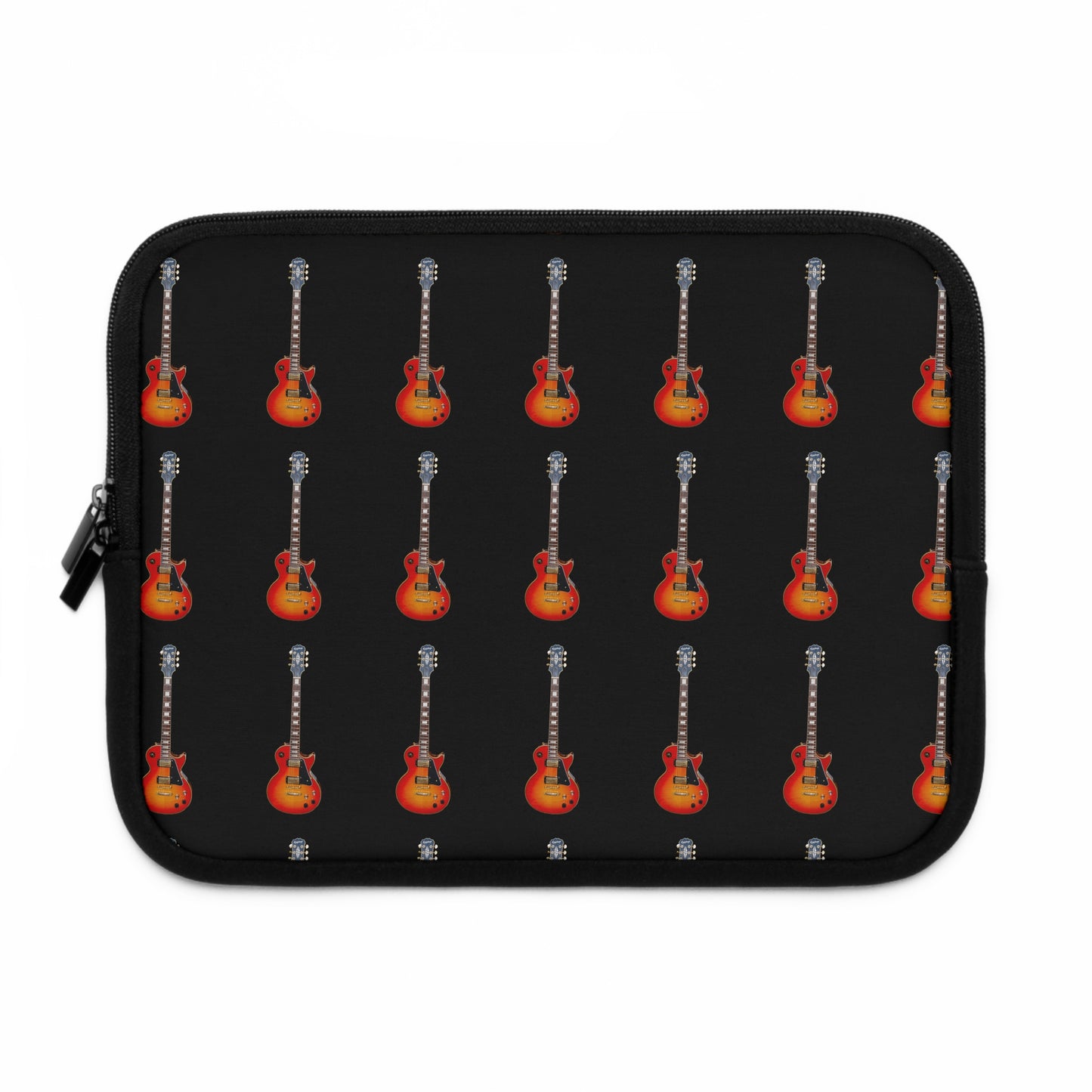 Guitar Pattern Laptop Sleeve | Music Lover Gift, Tech Organizer, Unique Laptop Case, Geek Gift, Rock Music Accessory