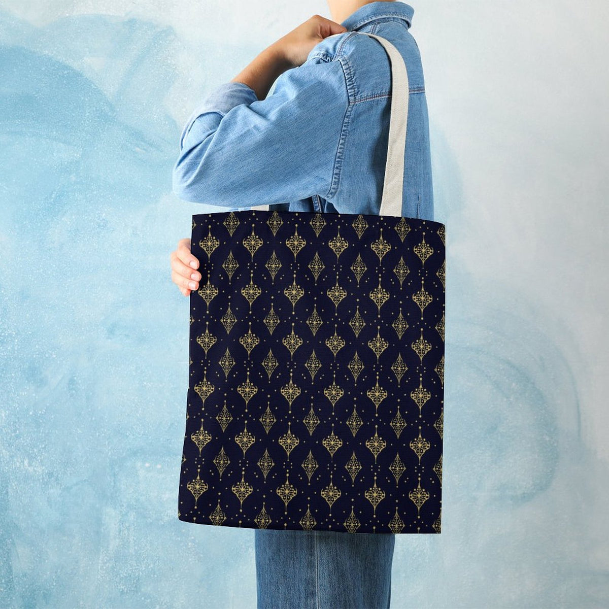 Martin Canvas Tote Handbag with Dual-sided Printing