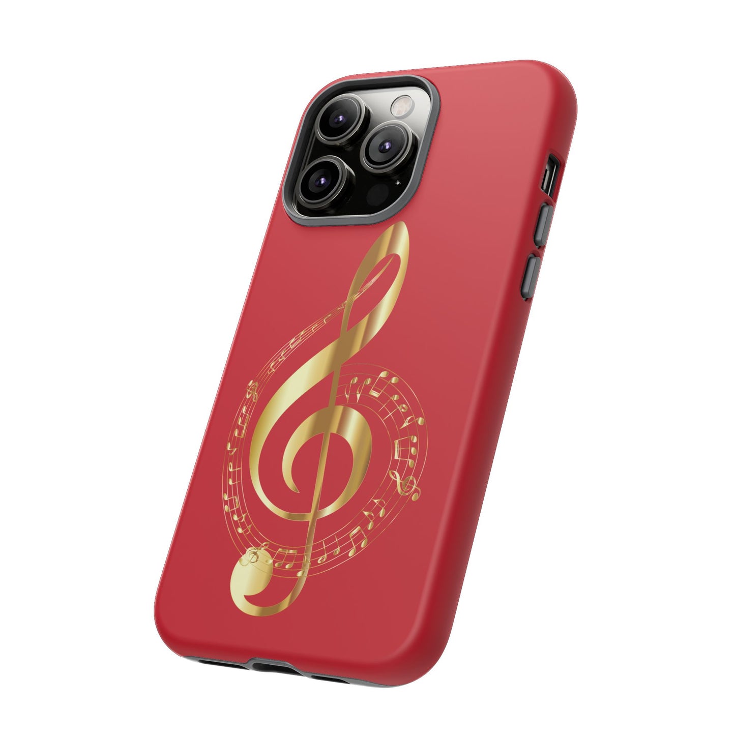 Tough Cases - Red Musical Note