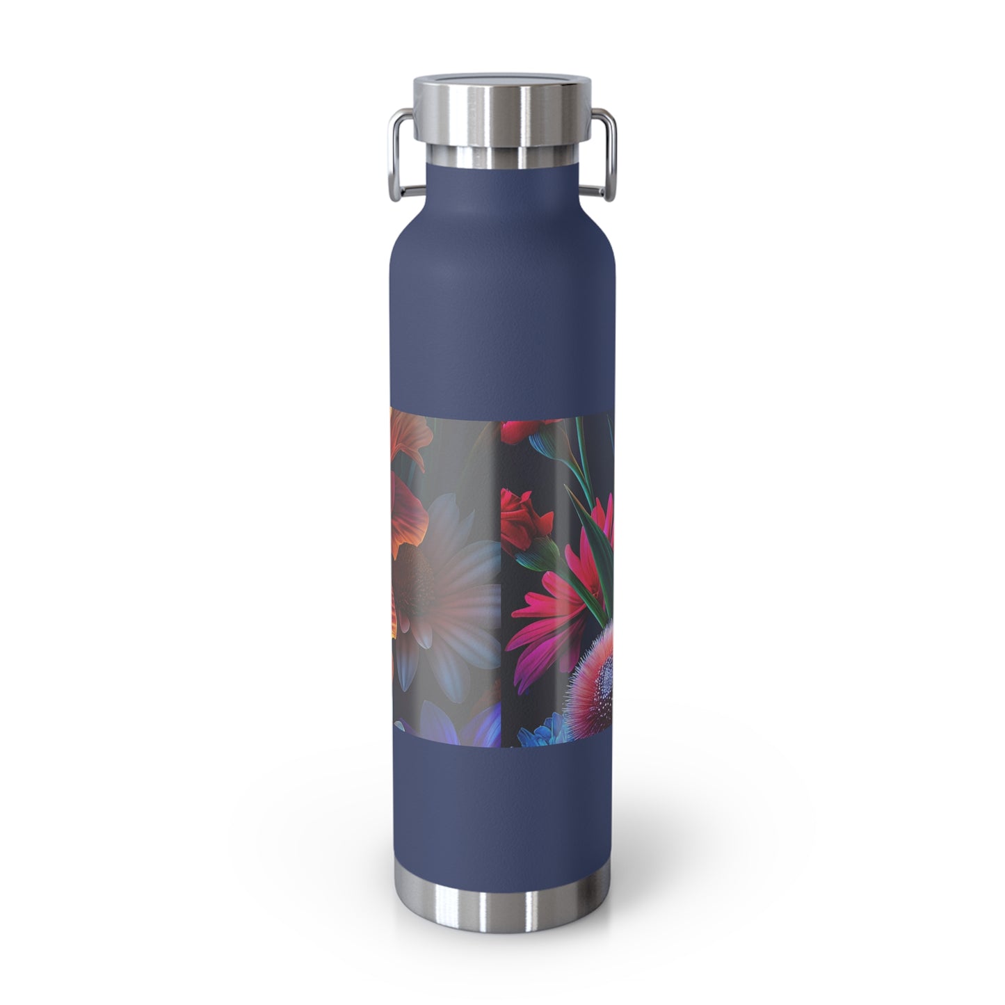 Astrological Copper Insulated Bottle, Cosmic Travel Mug, Horoscope Water Bottle, Starry Flask, Unique Gift for Astrology Lovers