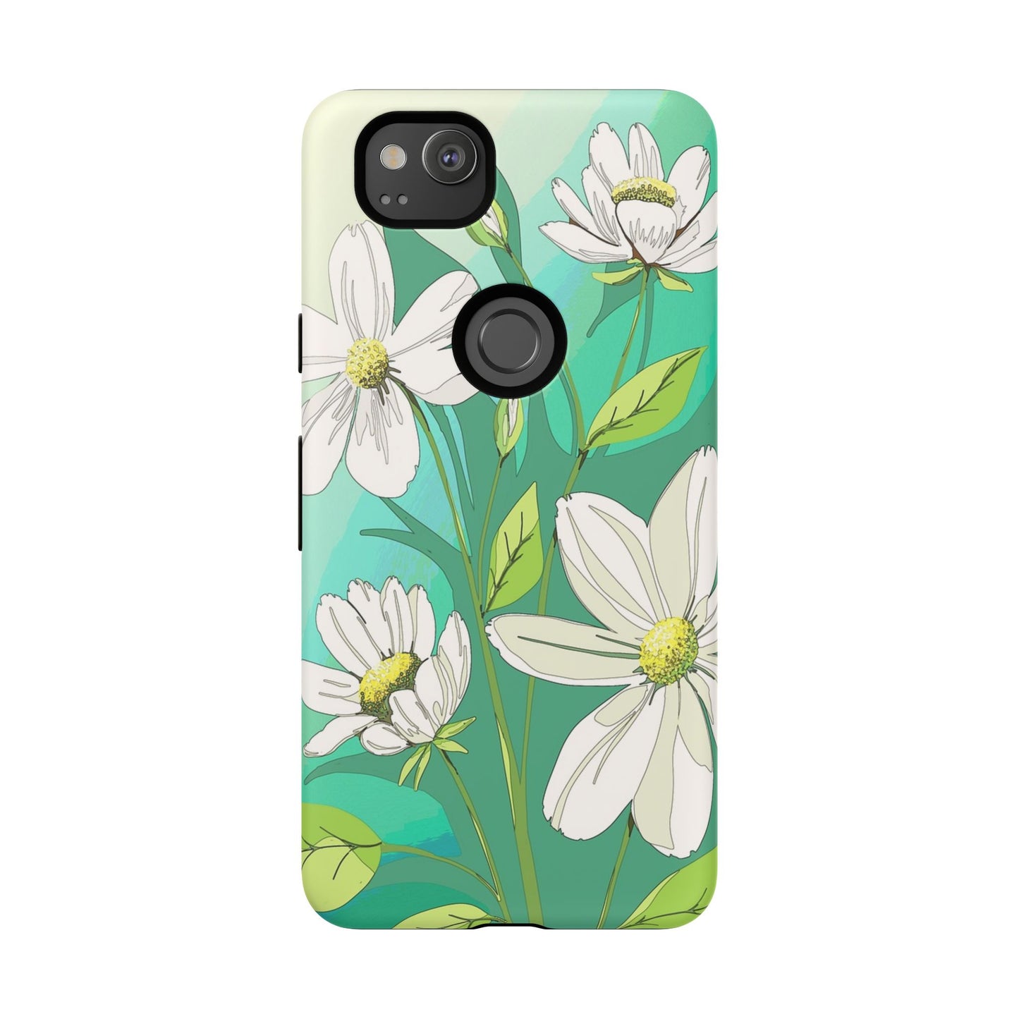 Floral Phone Case, Tough Cases, Flower Design, Nature Inspired, Eco-Friendly Cover, Unique Gift for Her, Spring Accessories