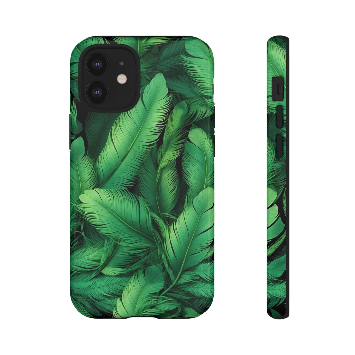 Tough Cases - Tropical Leaf Phone Case, Nature-inspired, Phone Accessory, Gift for Her, Jungle Theme, Eco-Friendly