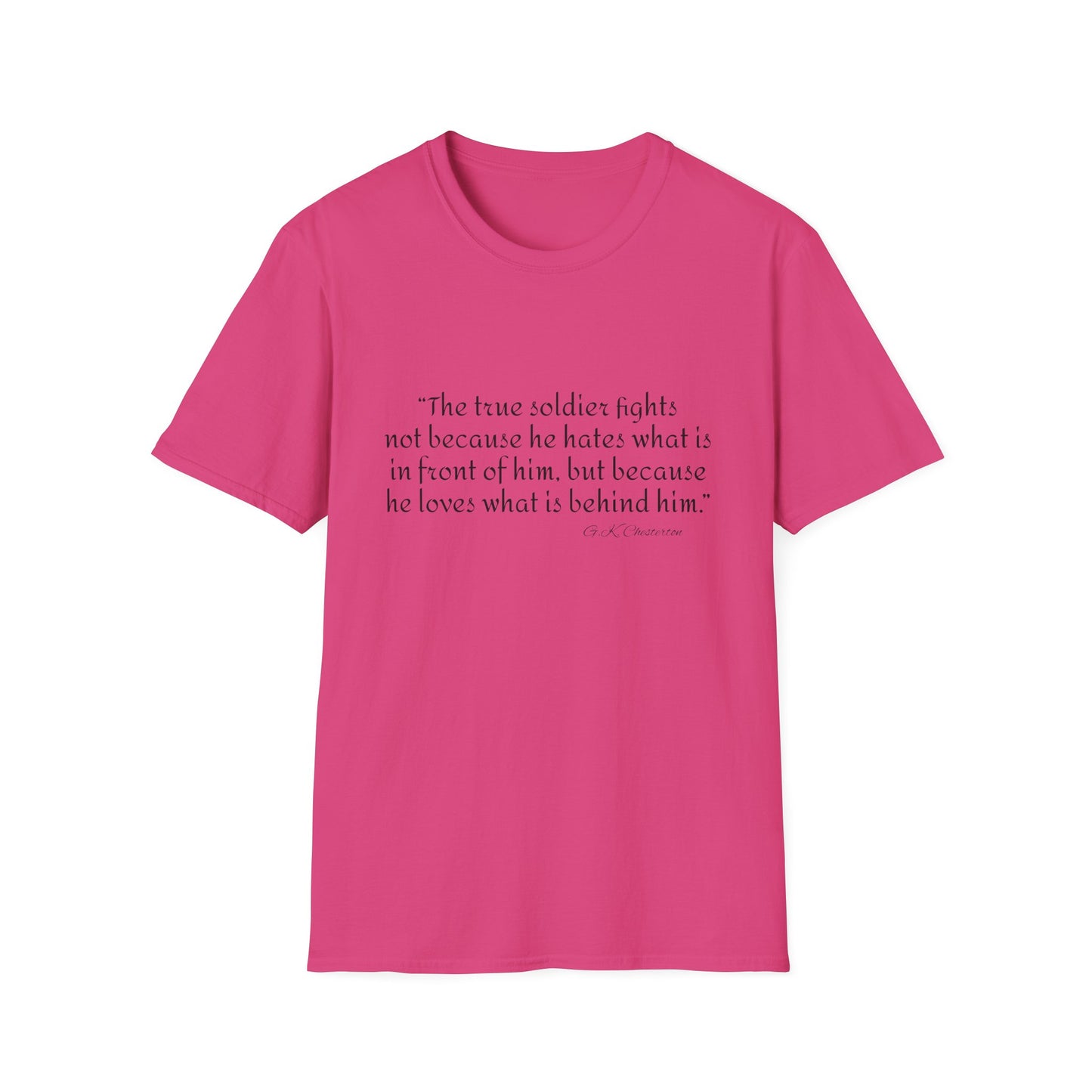 Inspirational Unisex T-Shirt, Gift for Soldiers