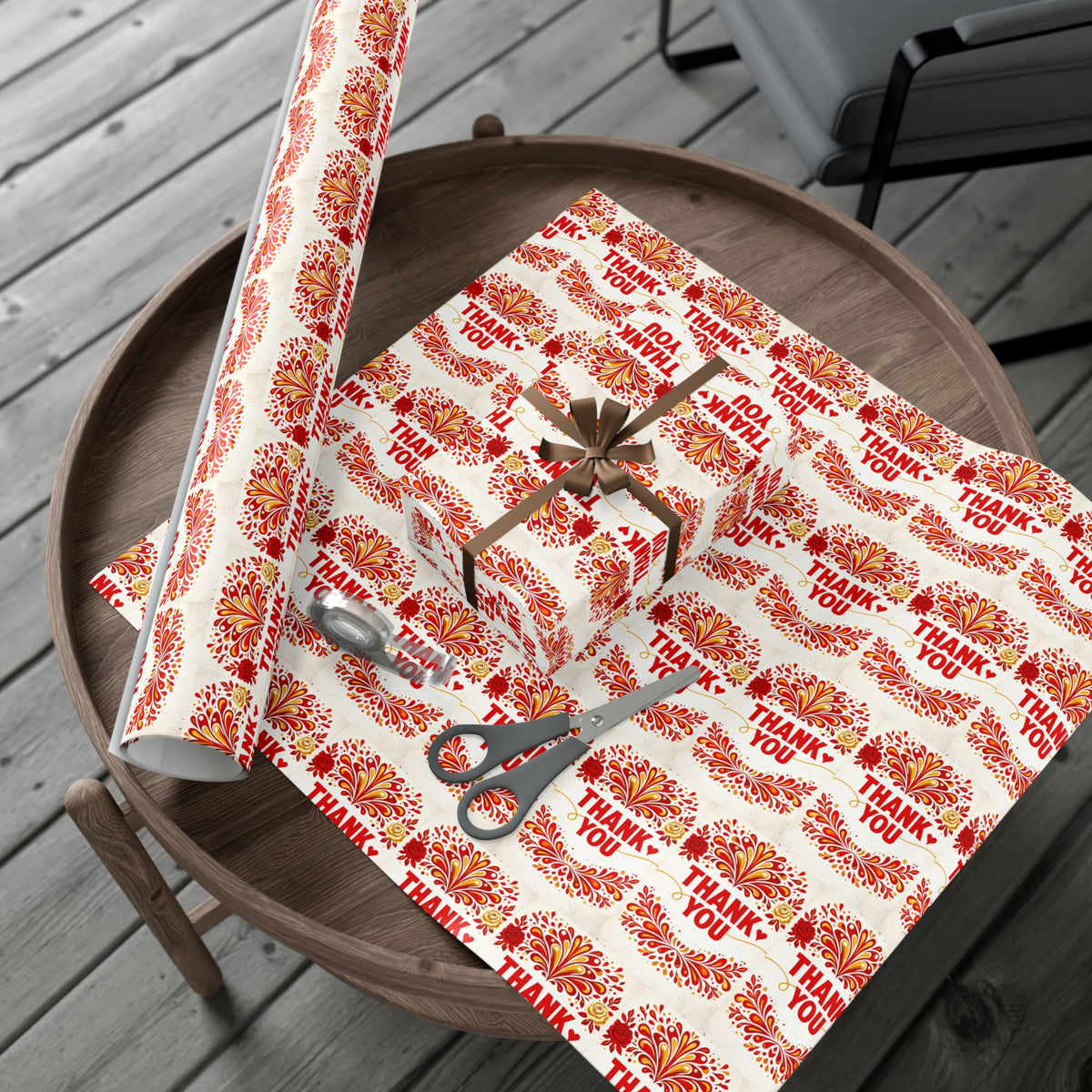Gift Wrap Papers - "Thank You"