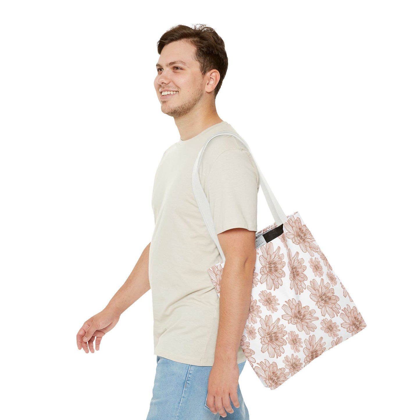 Floral Tote Bag | Stylish Reusable Shopping Bag | Eco-Friendly Gift | Beach, Gym, Grocery, Travel, Market