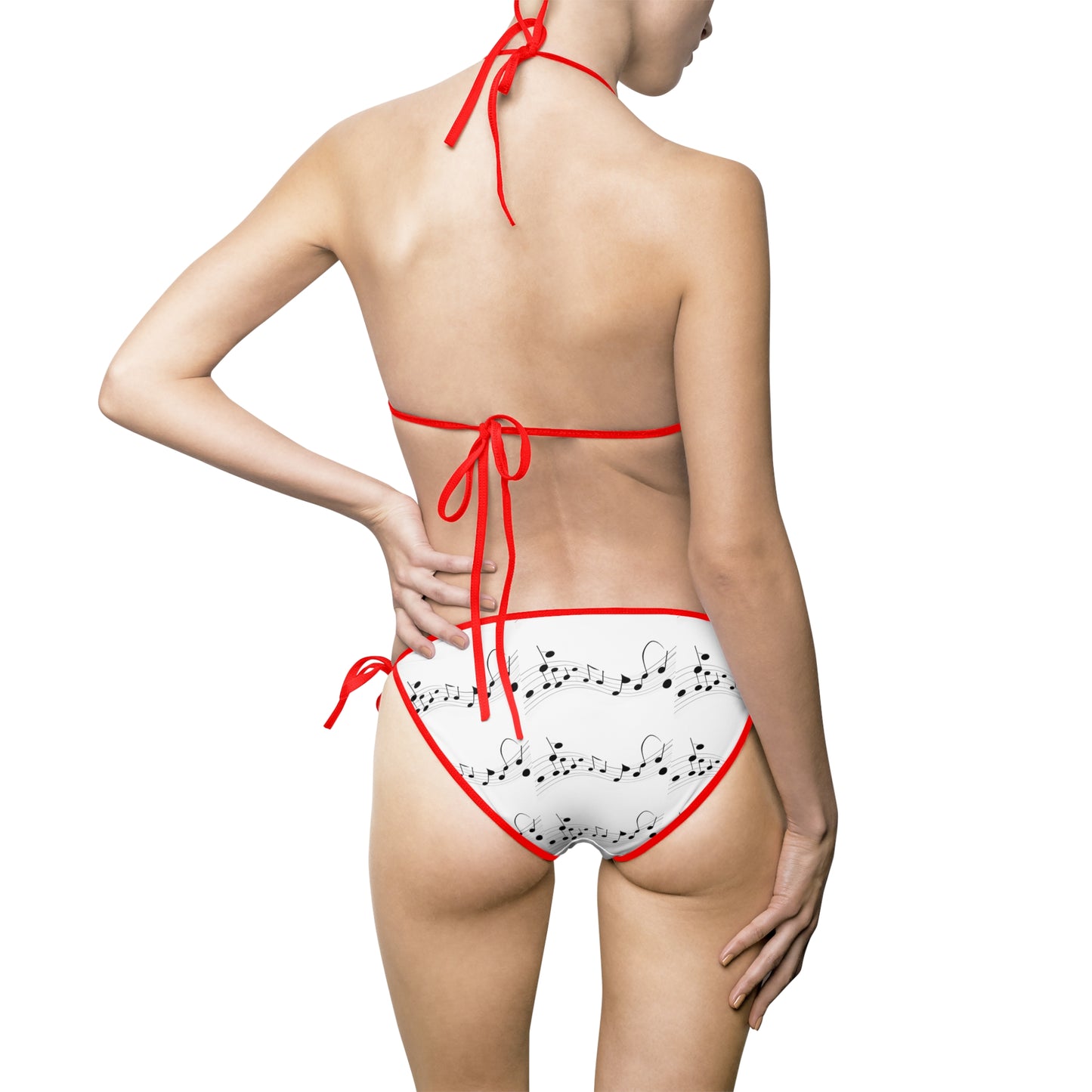 Musical Notes Bikini, Perfect Beachwear, Swimwear for Music Lovers