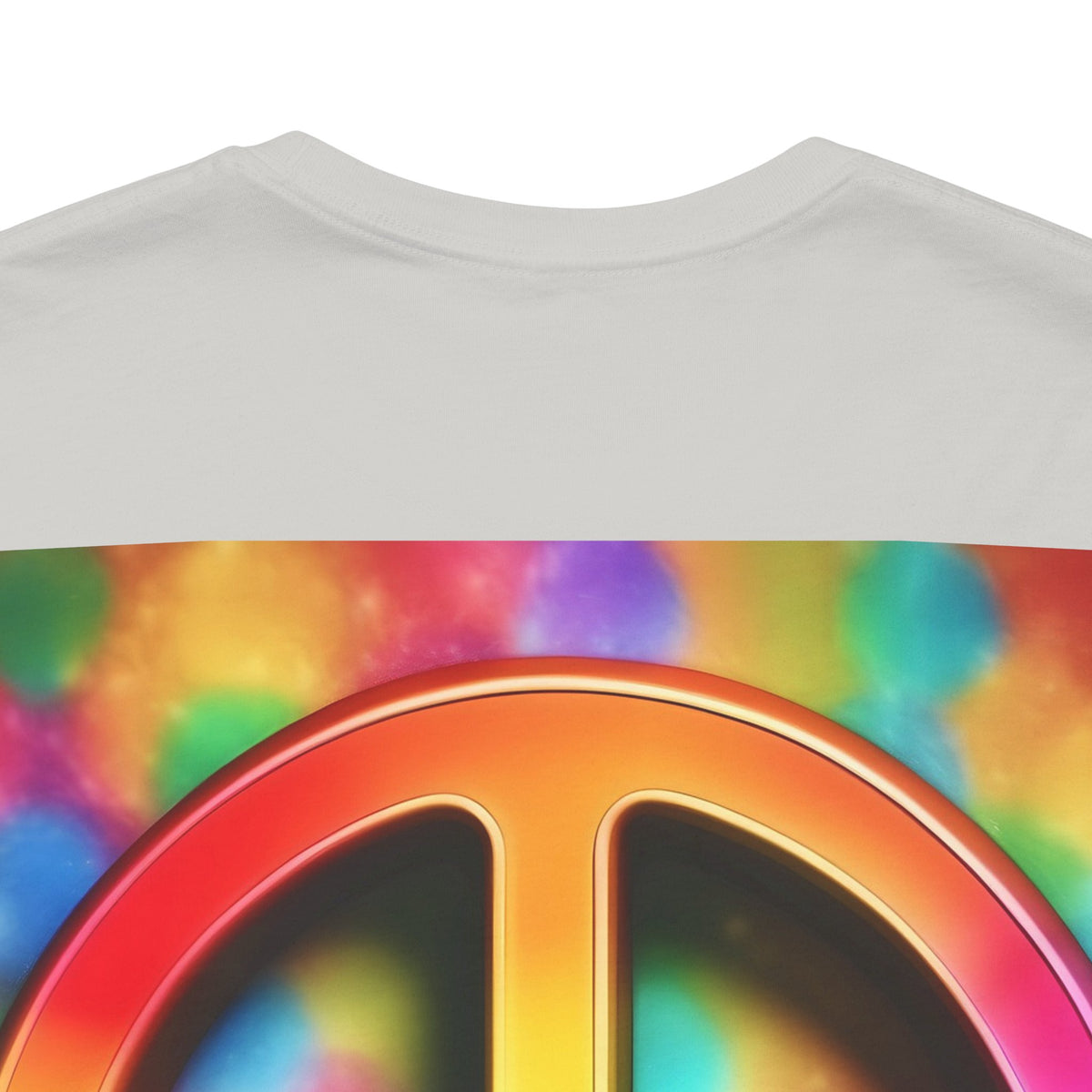 Peace Sign Tie-Dye Tee — Rainbow Hippie Peace Symbol T-Shirt