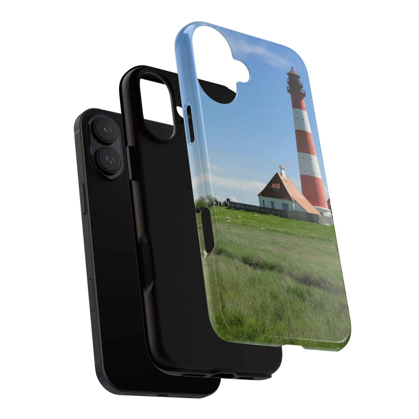 Lighthouse Phone Case - Coastal Vibes, Nautical Gift, Ocean Lover Accessory, Beach Aesthetic, Customizable Design