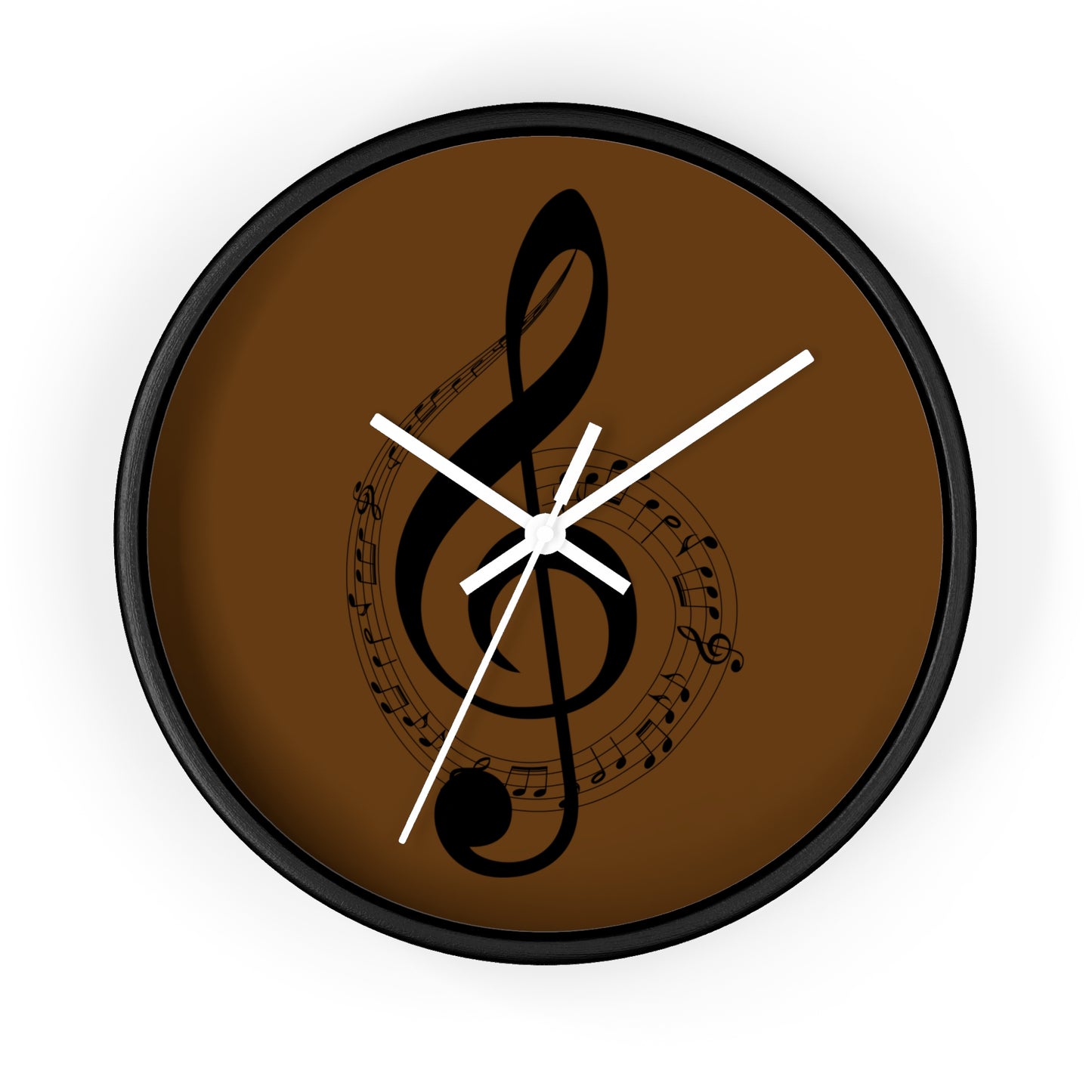 Musical Notes Wall Clock, Unique Home Decor for Musicians