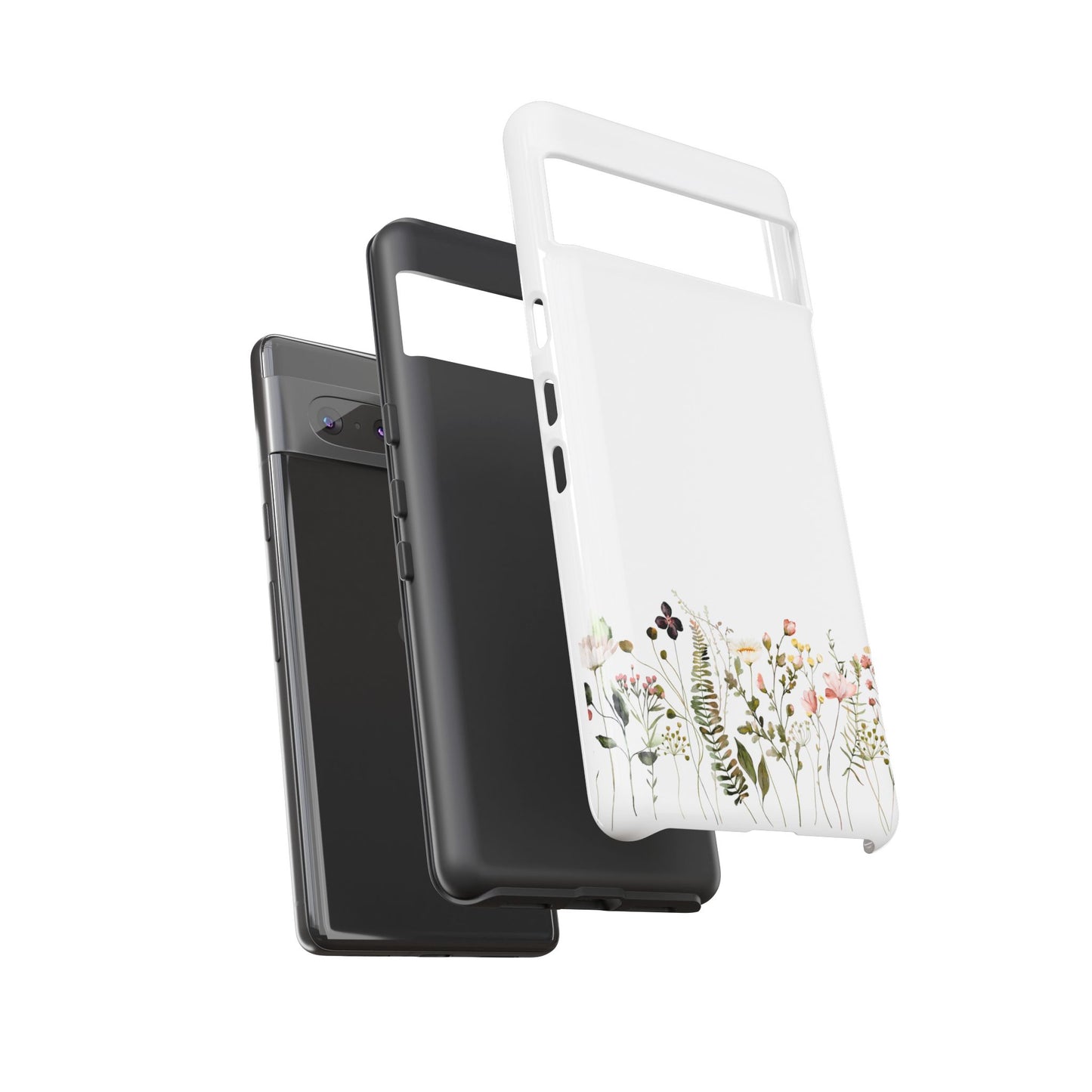 Floral Phone Case - Tough Cases for Nature Lovers, Stylish Floral Design, Phone Protection, Gifts for Her, Eco-Friendly Tech Accessories
