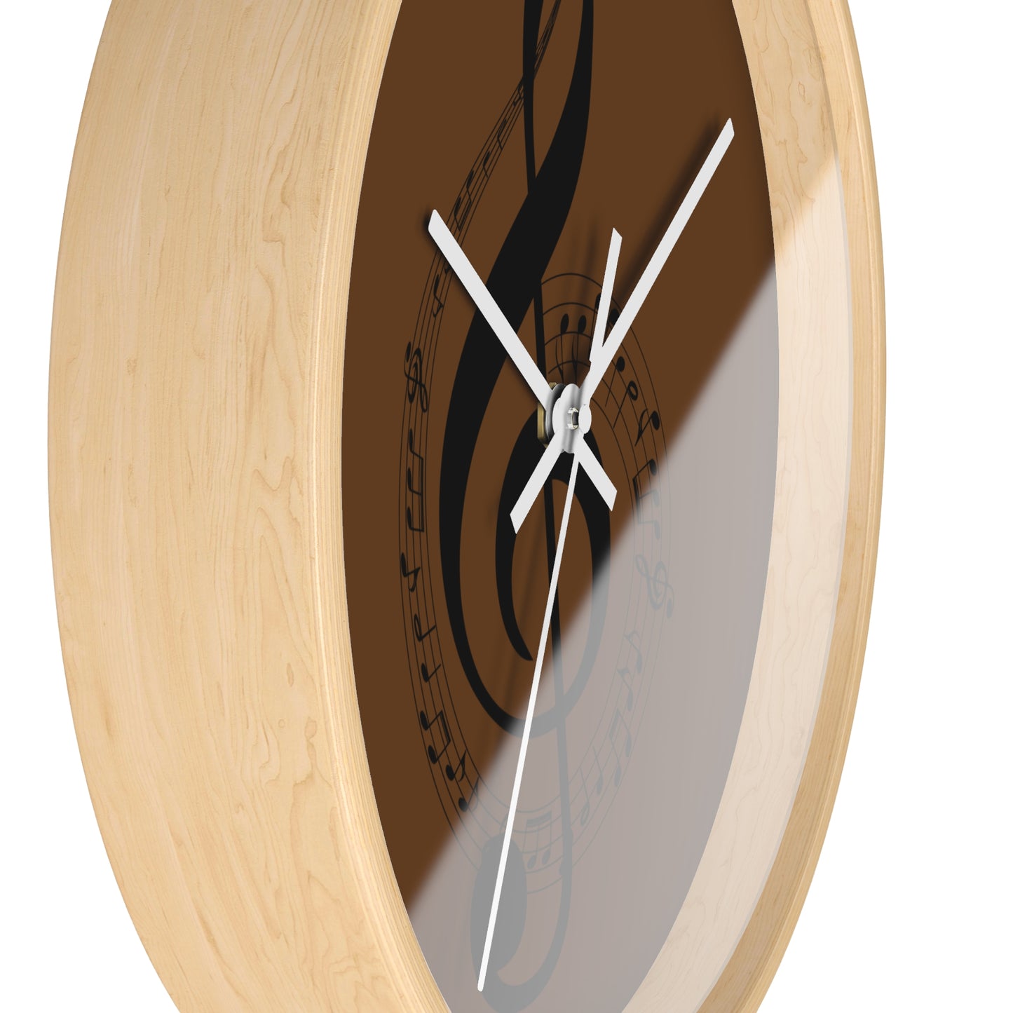Musical Notes Wall Clock, Unique Home Decor for Musicians