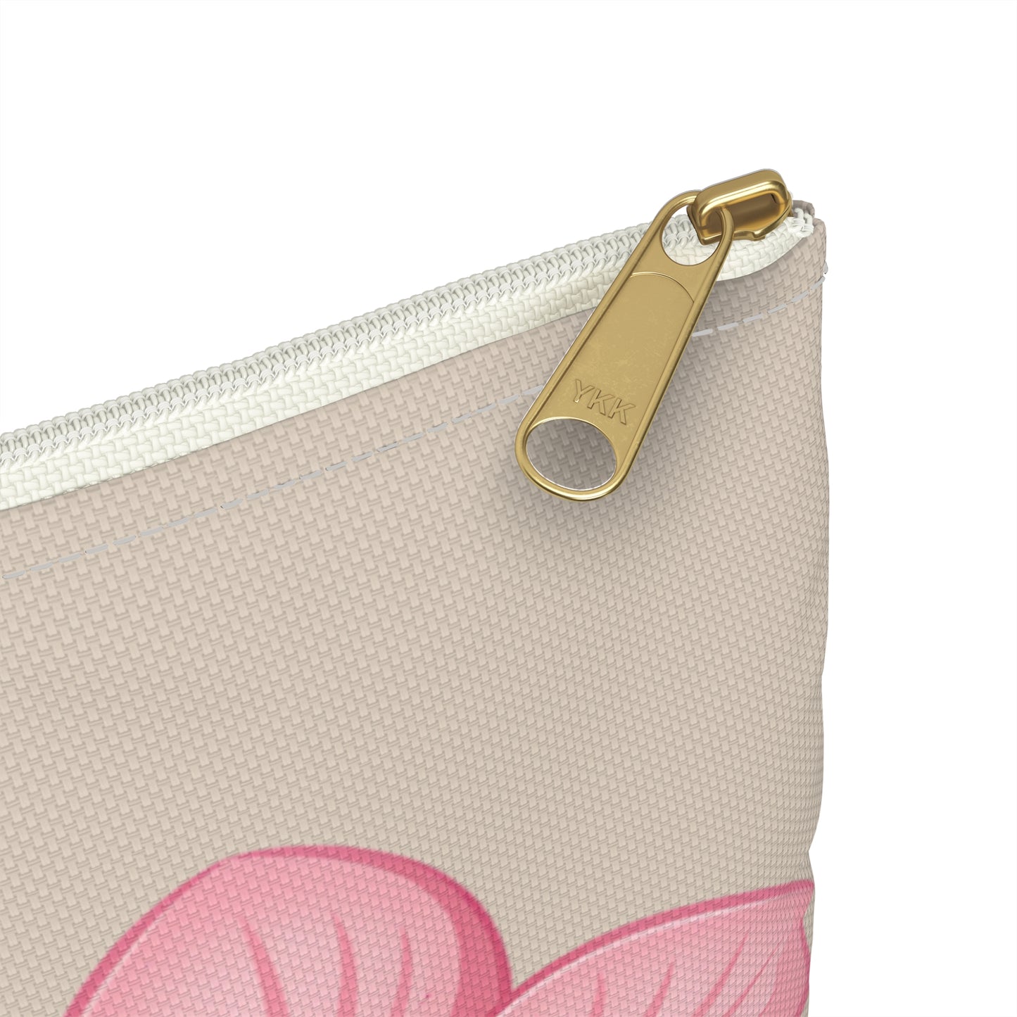 Floral Accessory Pouch - Pink Flower Makeup Bag, Travel Organizer, Gift for Her, Summer Essentials, Cute Storage
