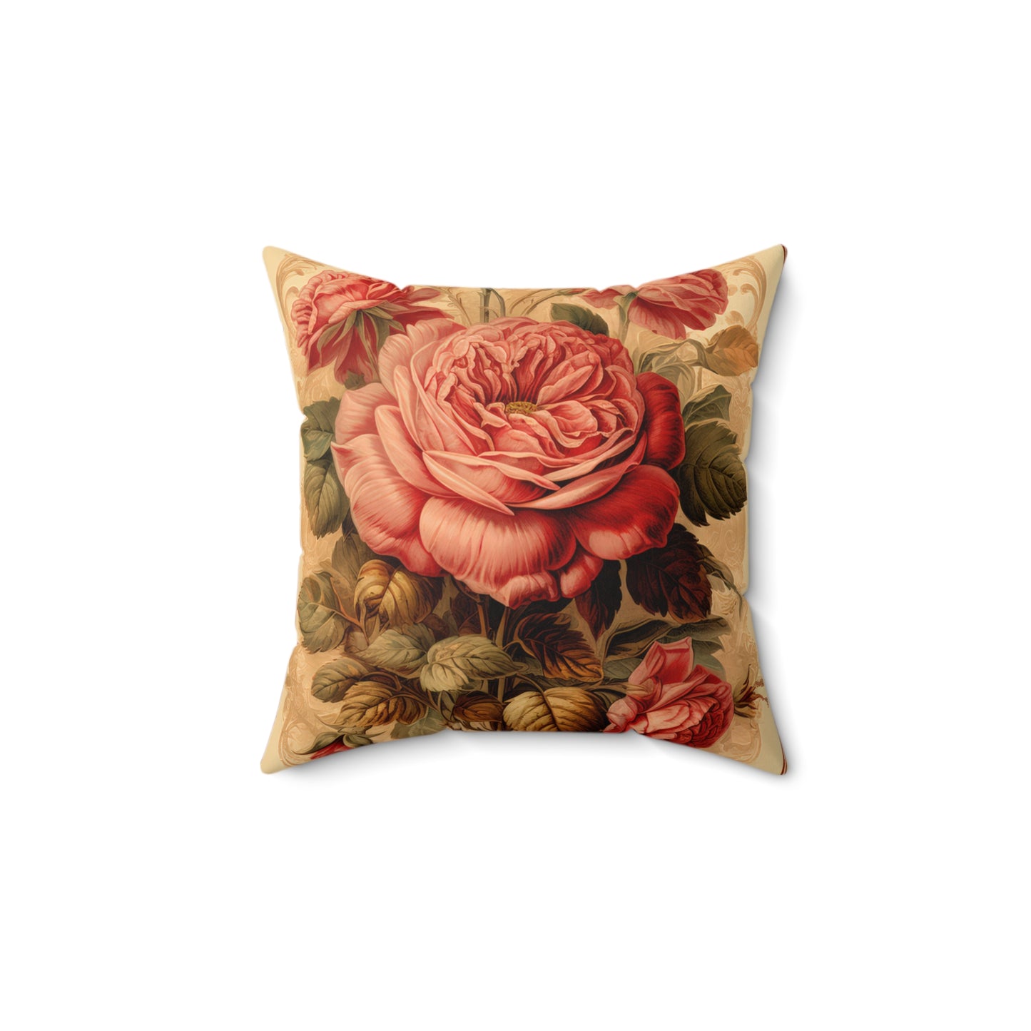 Spun Polyester Square Pillow