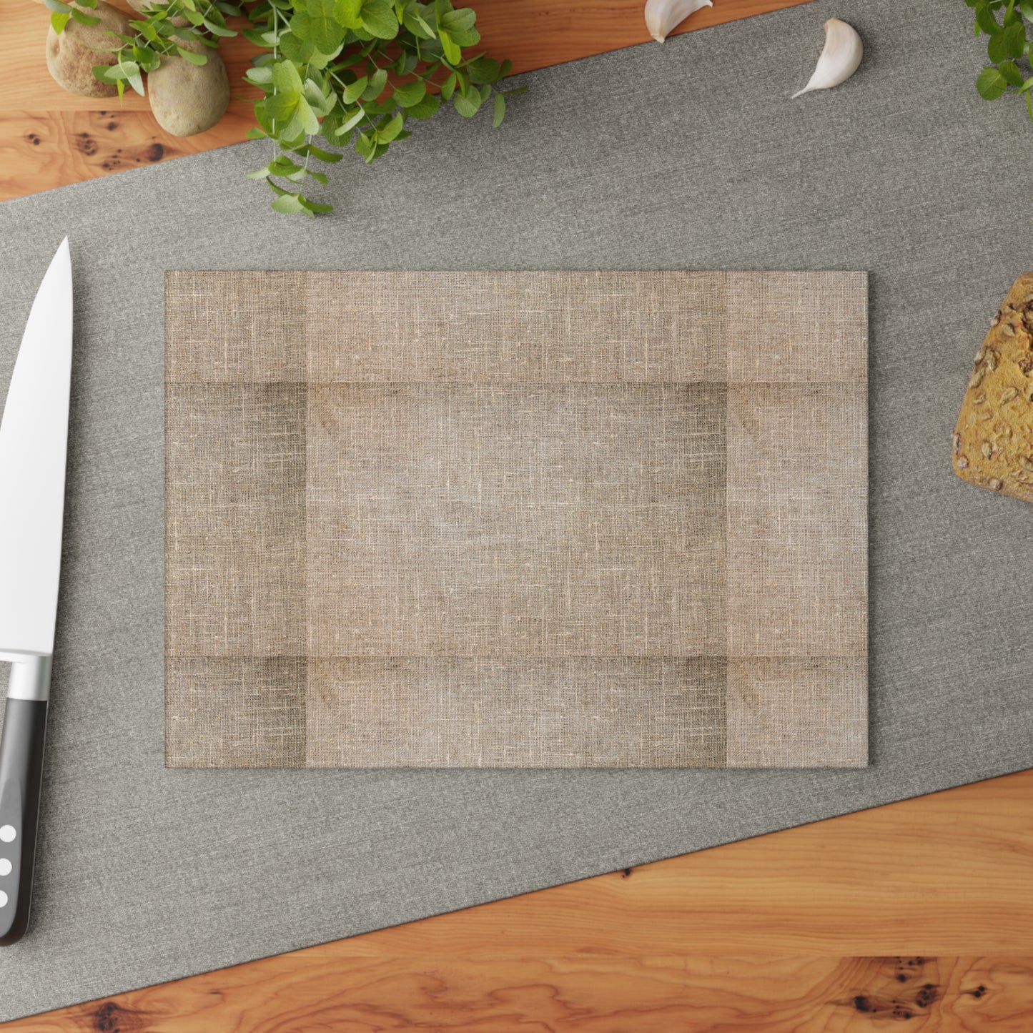 Rustic Glass Cutting Board, Kitchen Decor, Personalized Gift, Wedding Registry, Housewarming Present, Cooking Accessories
