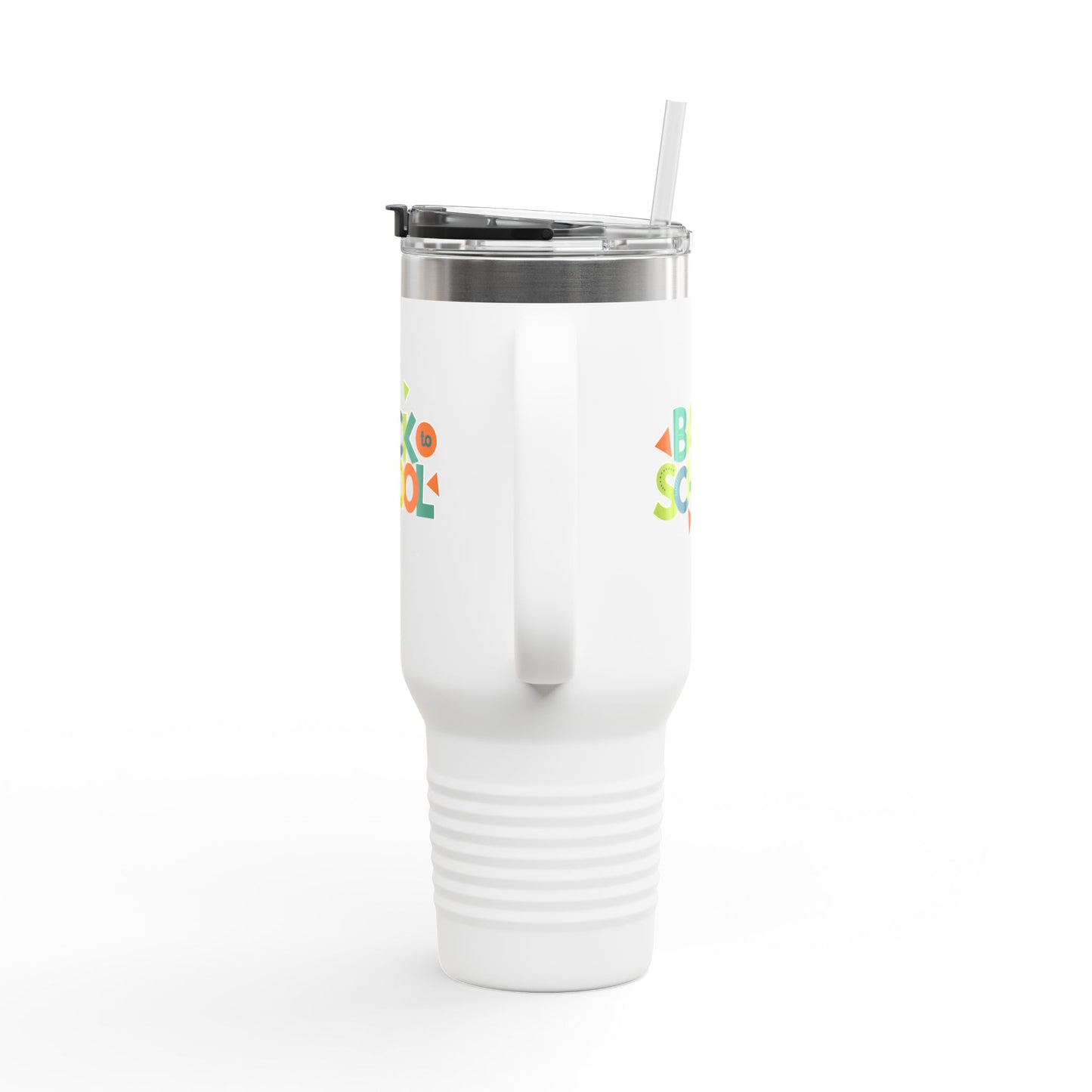Back to School Insulated Travel Mug | 40oz for Students, Teachers, Perfect Gift, Graduation, Eco-Friendly