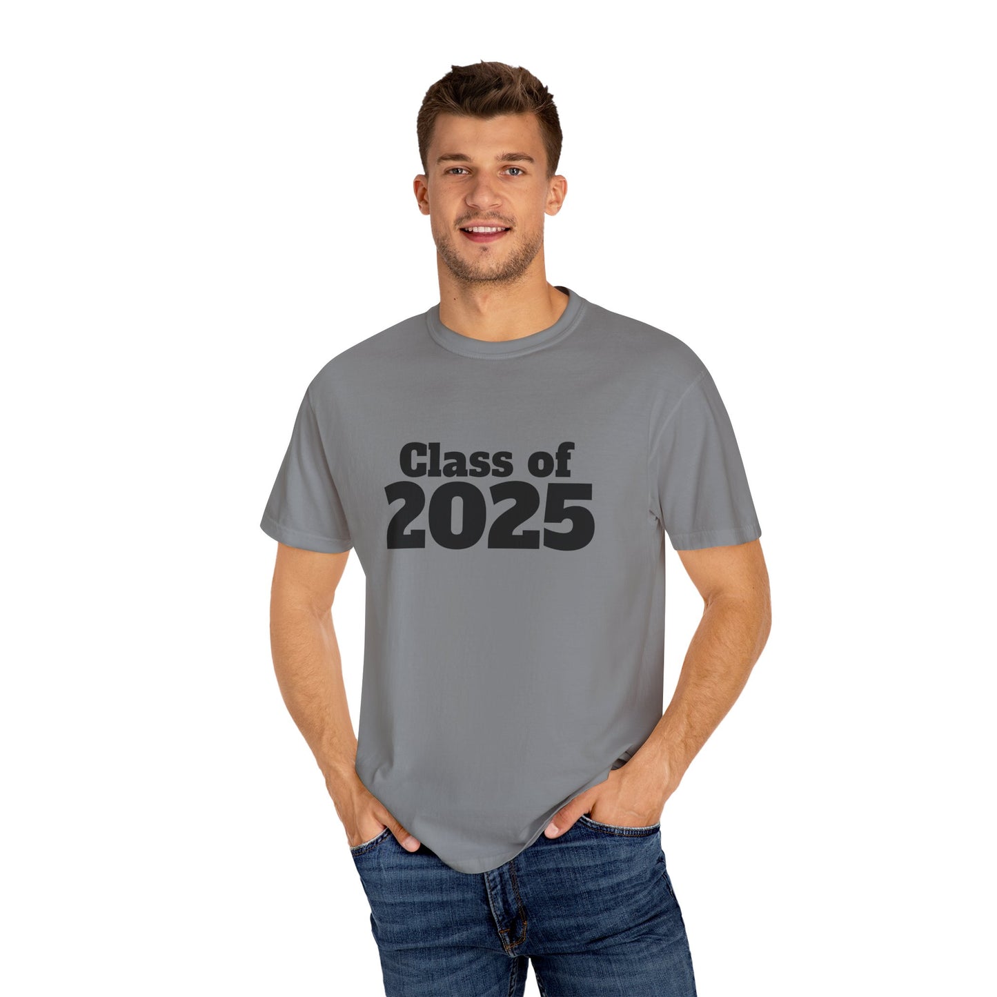 Class of 2025 Unisex Garment-Dyed T-Shirt, Graduation Gift, Back to School Tee