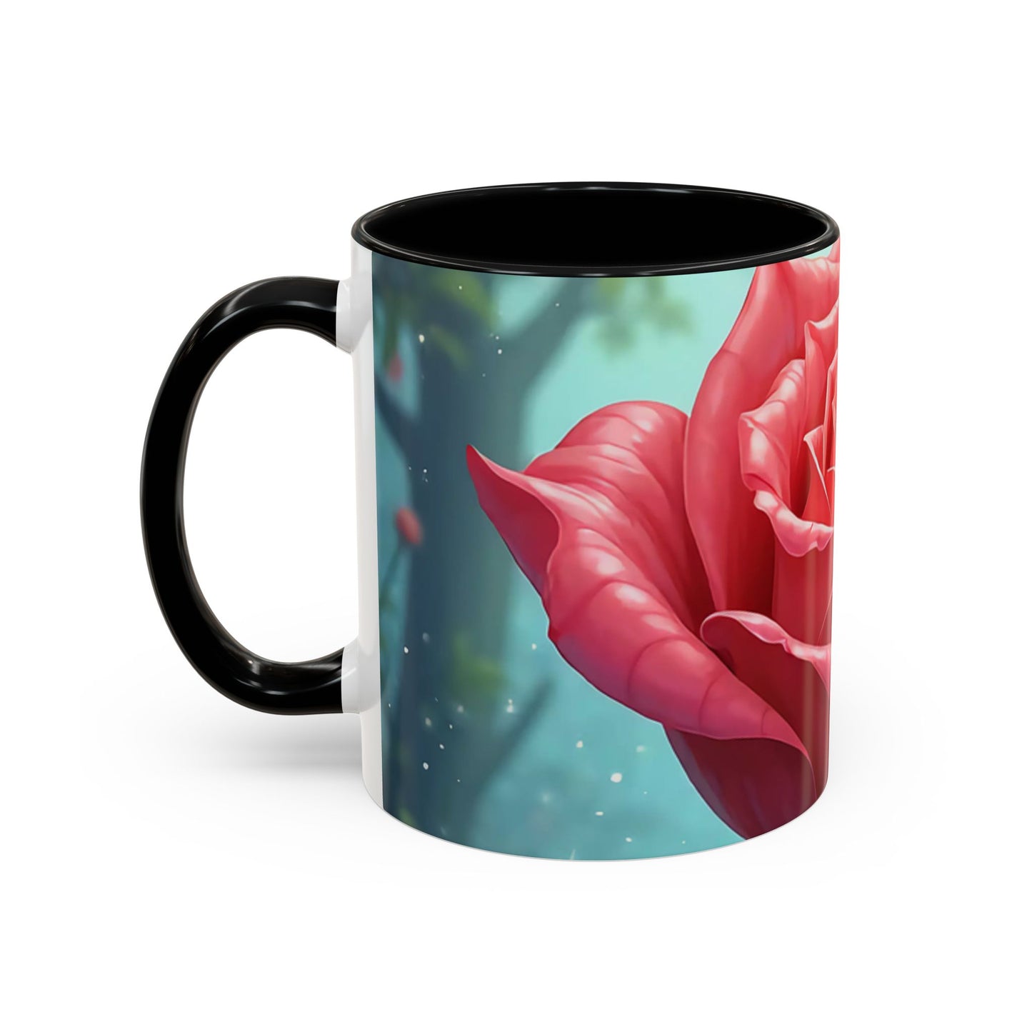 Elegant Rose Coffee Mug for Floral Lovers, Perfect Gift for Mother’s Day, Birthday, Home Decor, Garden Enthusiasts, Art Collectors