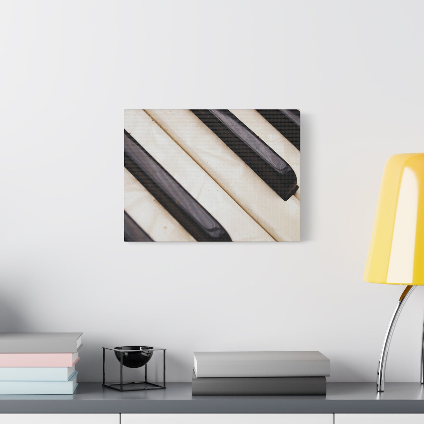 Piano Keys Canvas Wall Art, Music Decor for Home, Perfect Gift for Musicians or Music Lovers