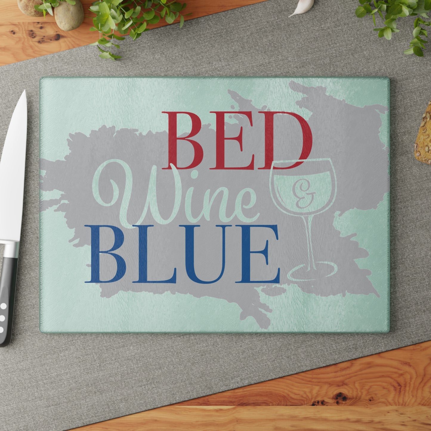 Wine and Cheese Glass Cutting Board, Entertaining Kitchen Decor, Gift for Wine Lovers, Housewarming Gift, Wedding Gift, Kitchen Accessory
