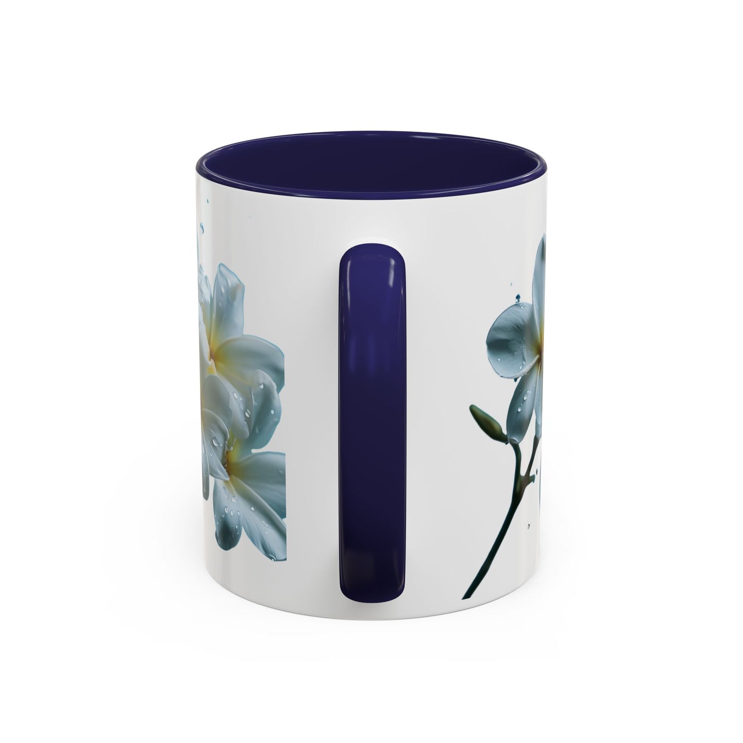 Floral Accent Coffee Mug